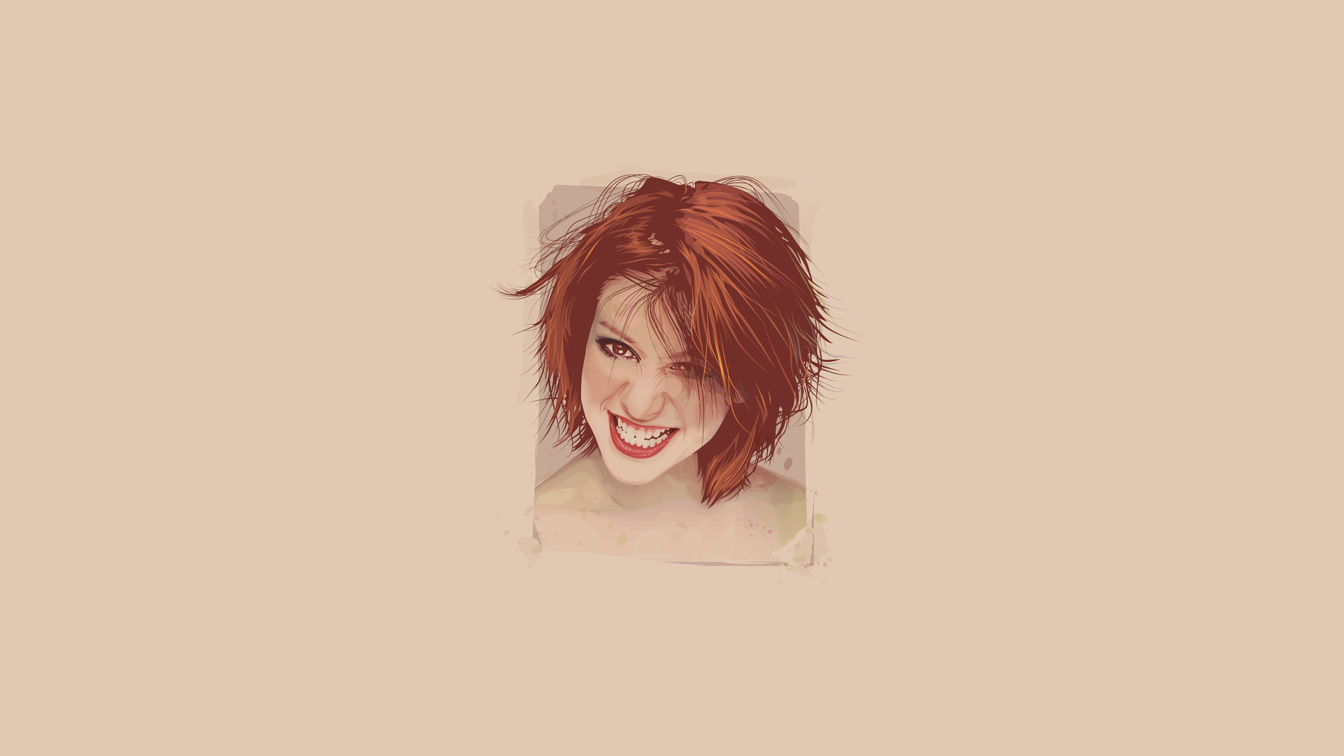 Alyson Hannigan Vector Art by Yuschav Arly HD Wallpaper