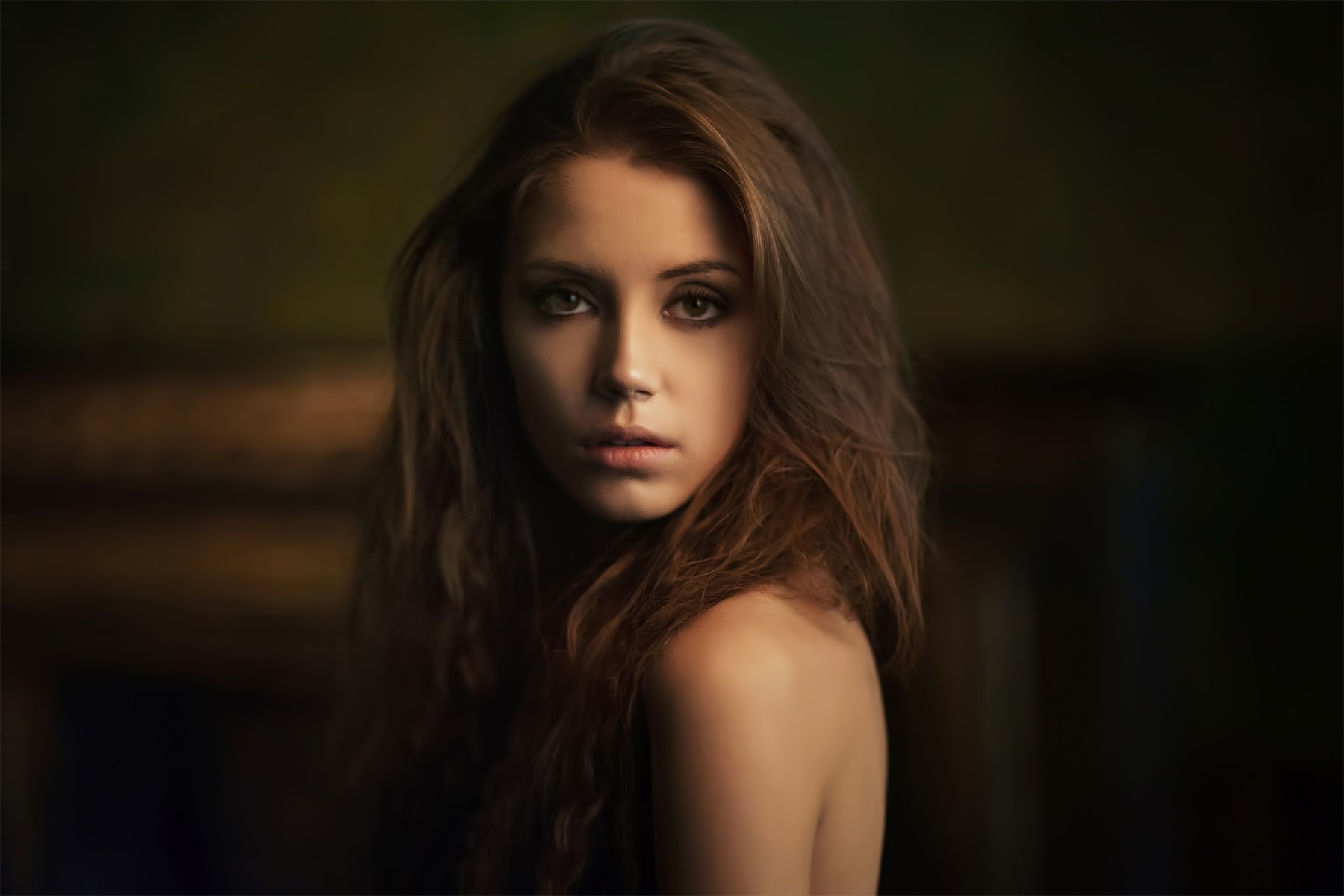 Portrait of Ksenia Kokoreva HD Wallpaper