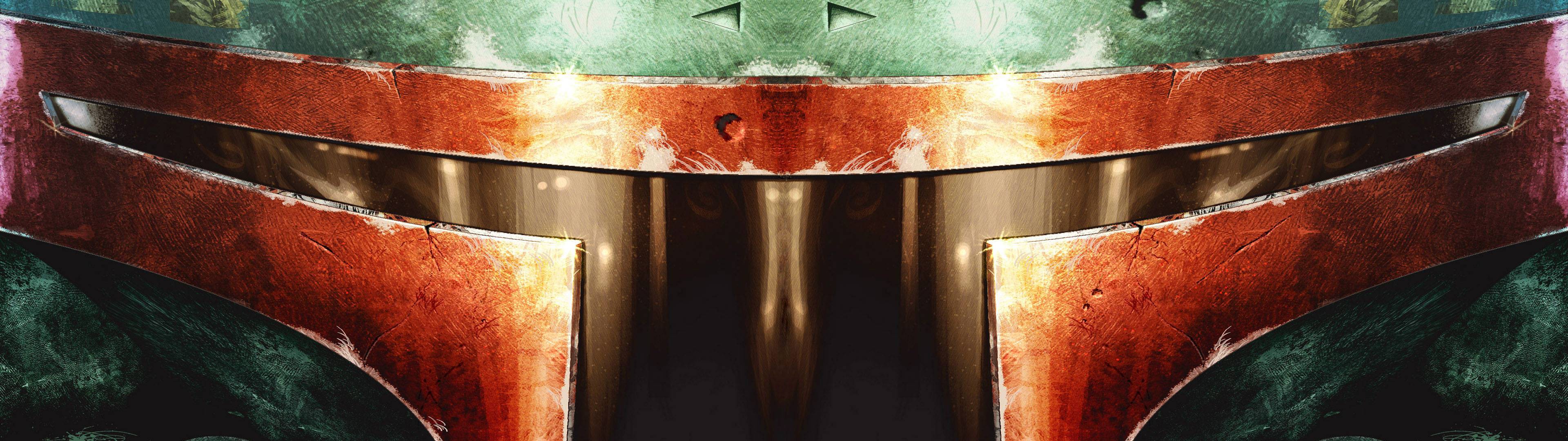Boba Fett's helmet from Star Wars HD Wallpaper