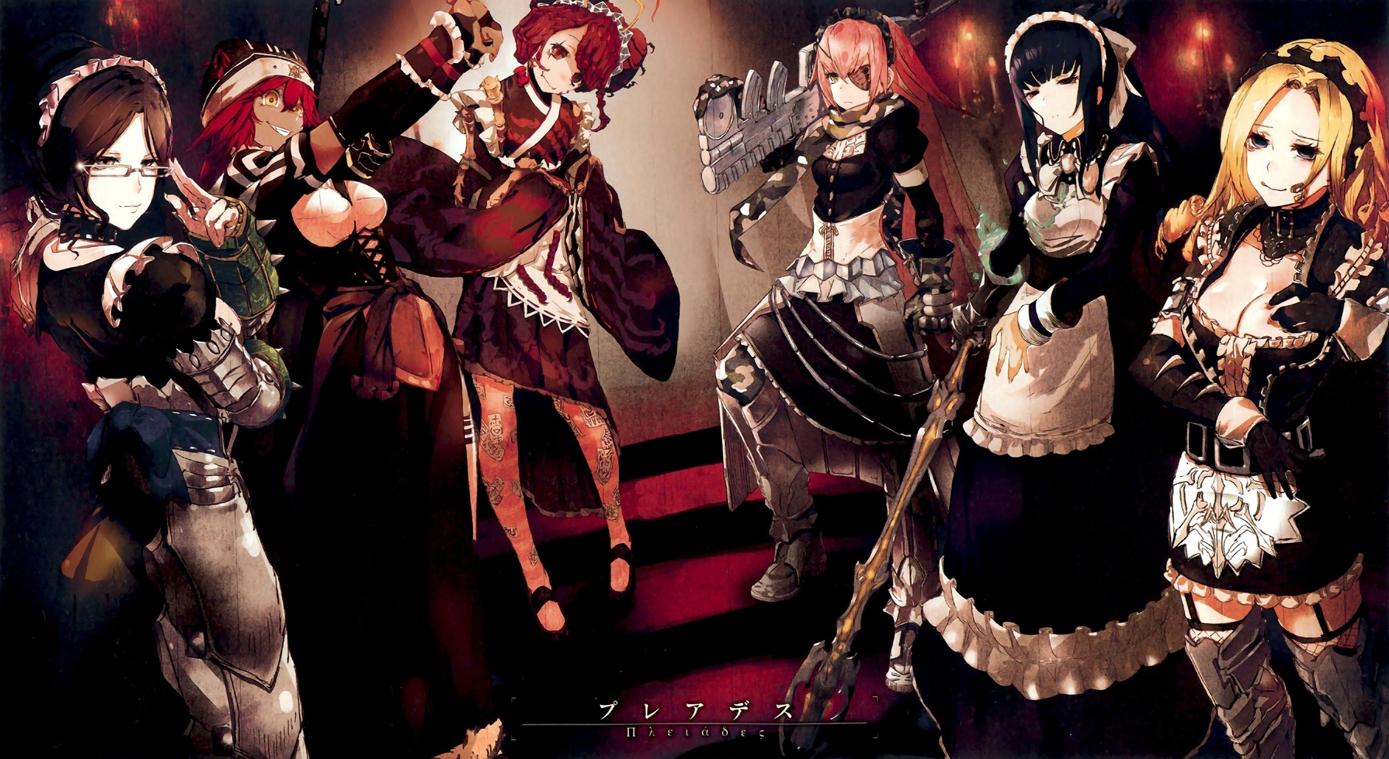 Pleidas maids from Overlord anime HD Wallpaper