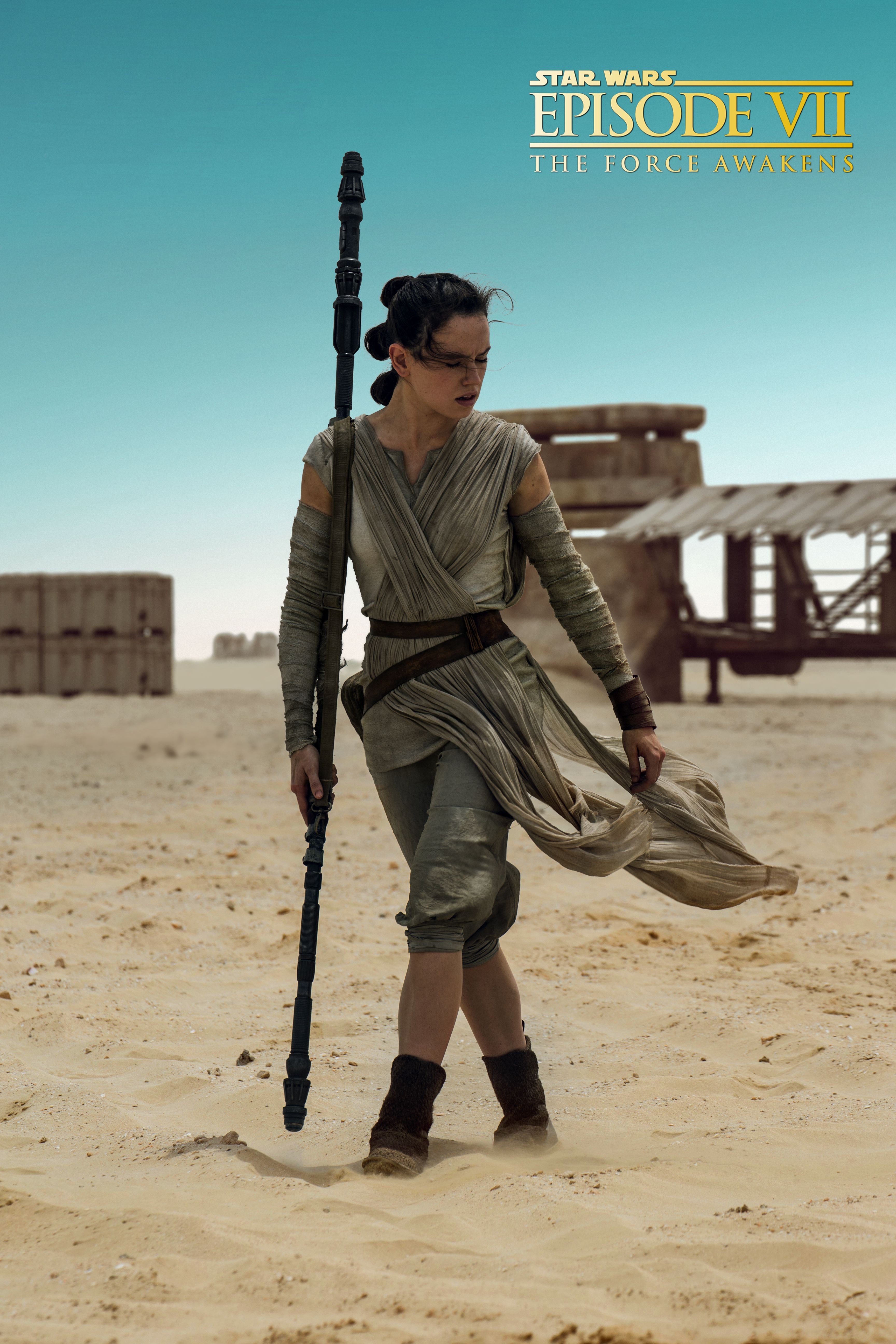 Rey from Star Wars: The Force Awakens HD Wallpaper