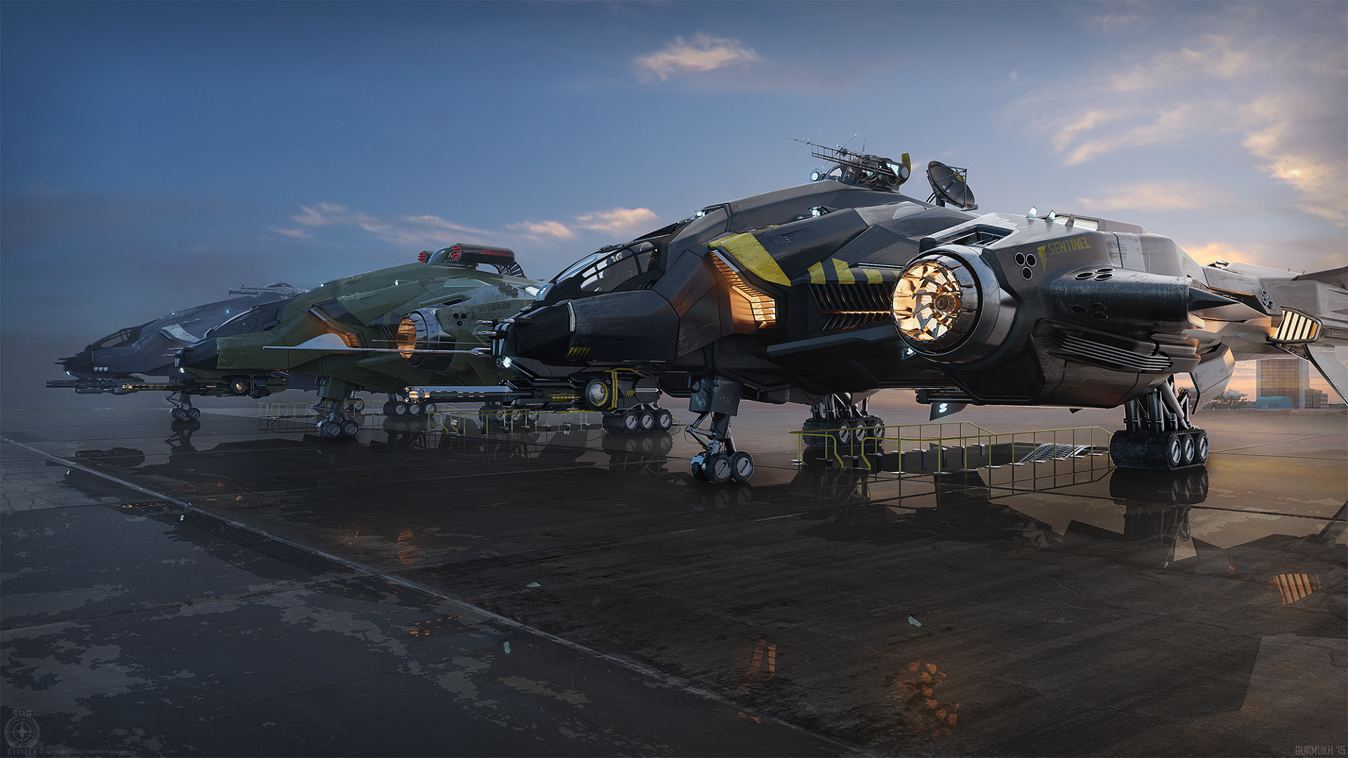 Star Citizen Aegis Vanguard concept art HD Wallpaper