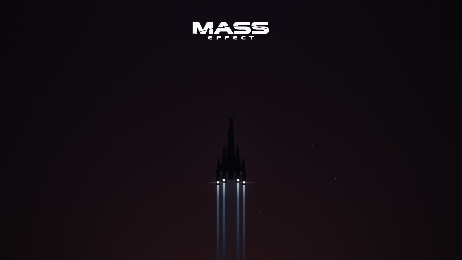 Mass Effect spaceship launching HD Wallpaper