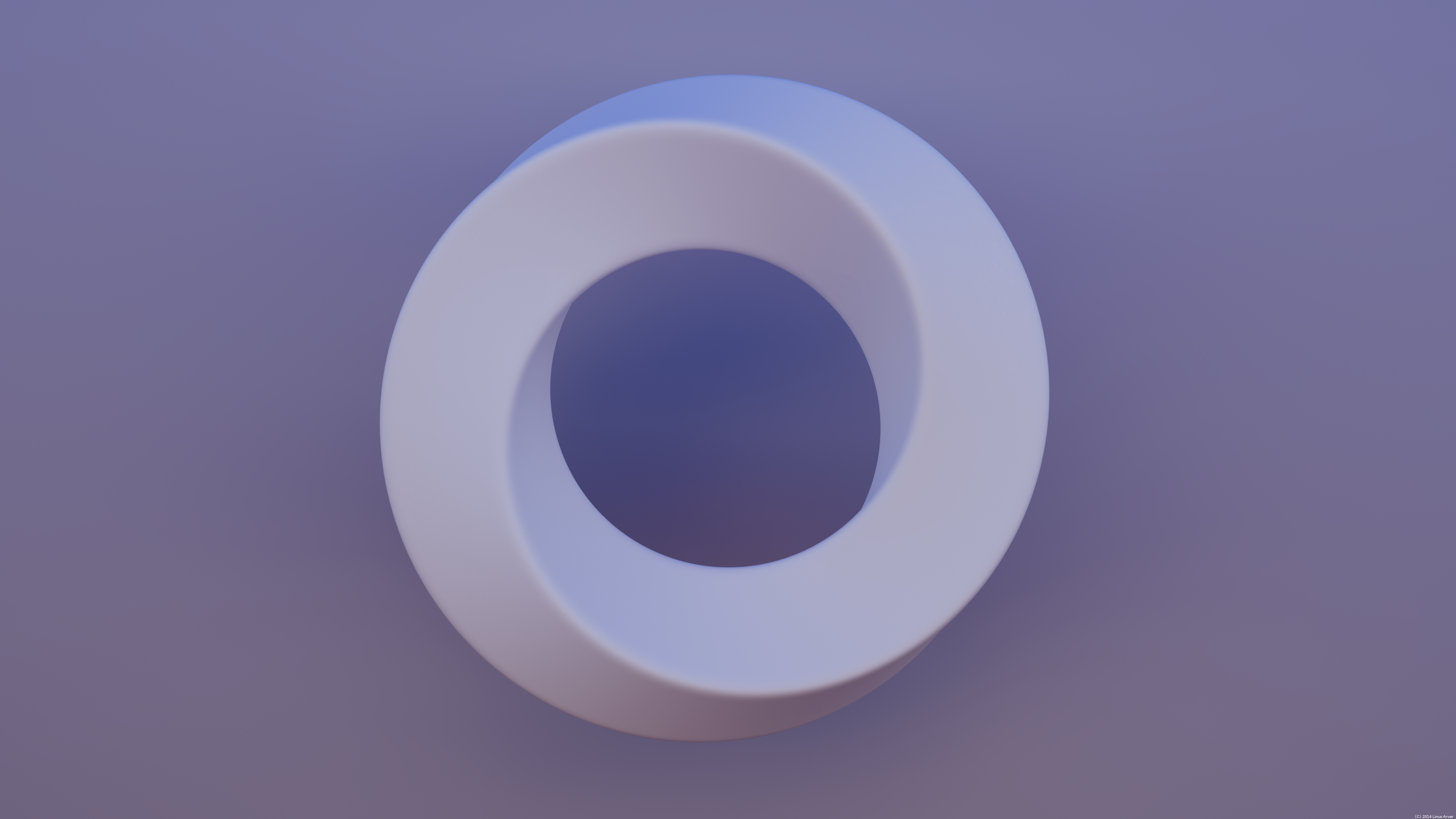 3D Mobius strip on a simple background HD Wallpaper