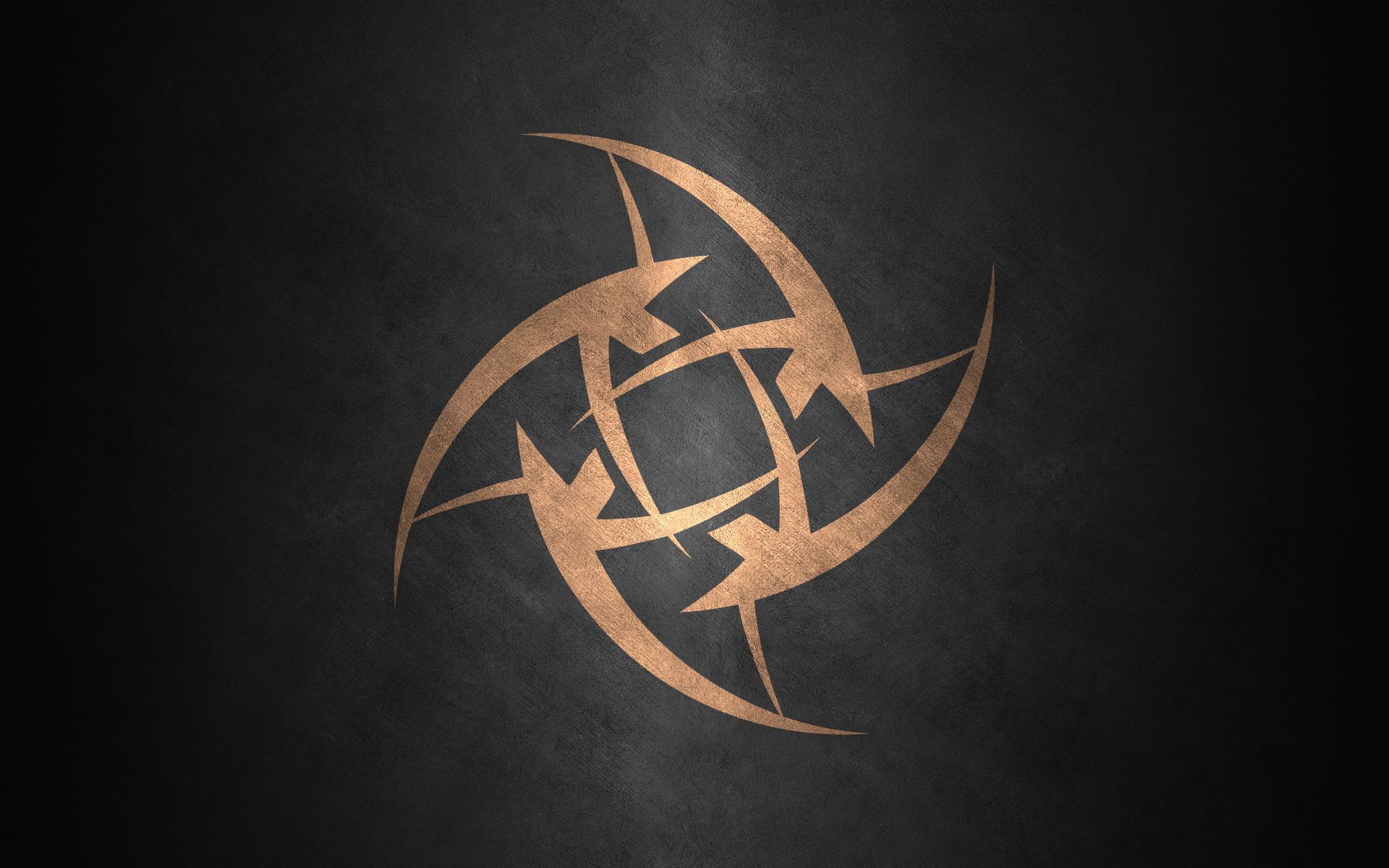 Ninjas In Pyjamas logo on a dark background HD Wallpaper
