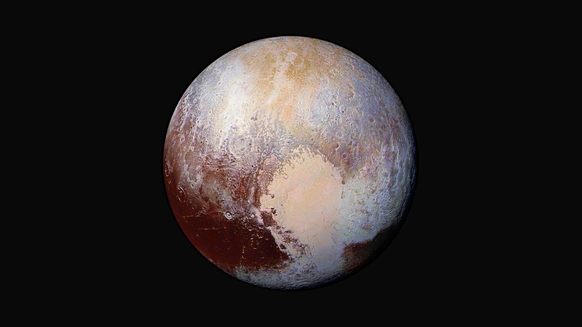 Pluto in the Solar System HD Wallpaper