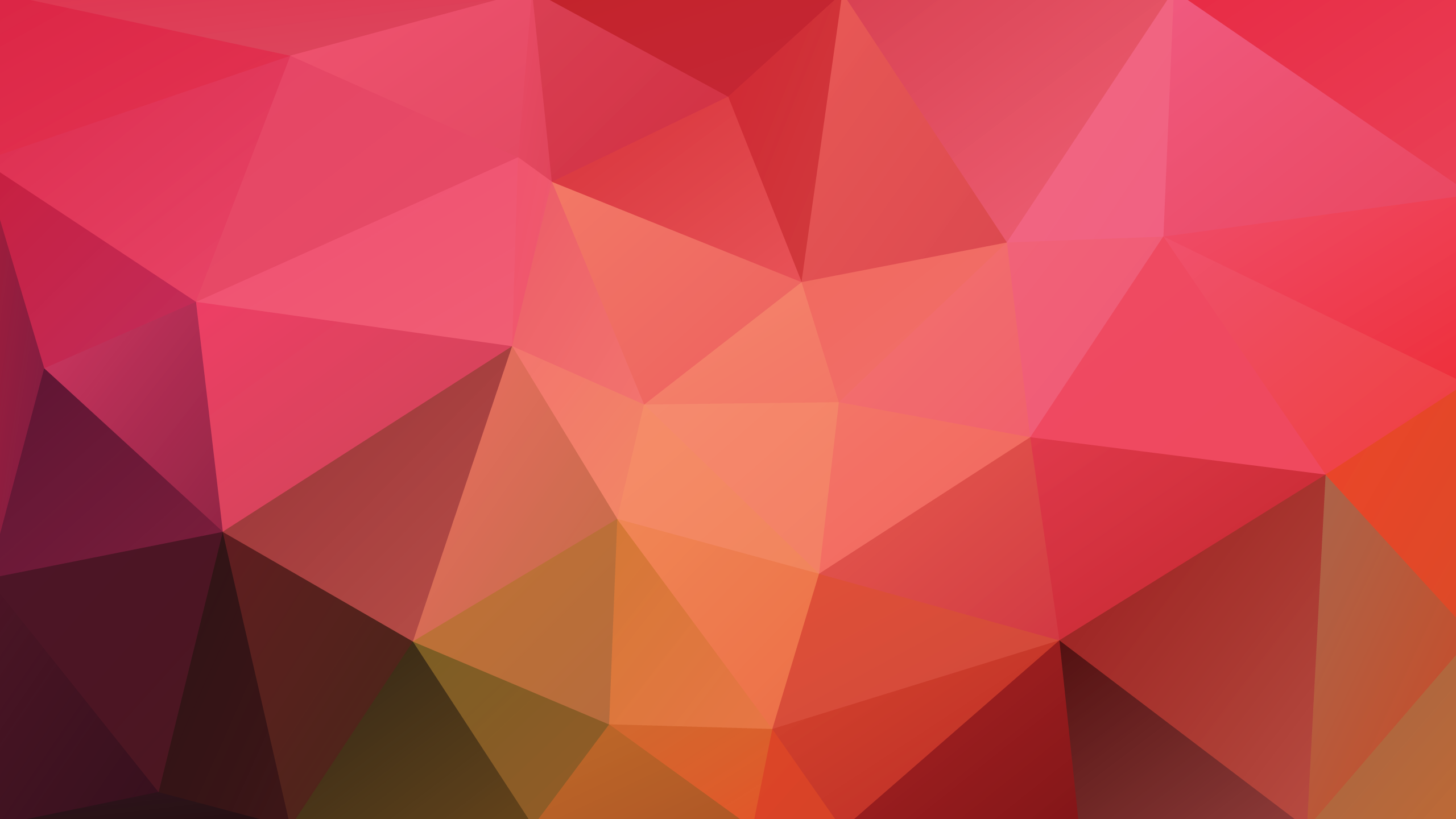 Abstract geometric pattern with red and orange triangles HD Wallpaper