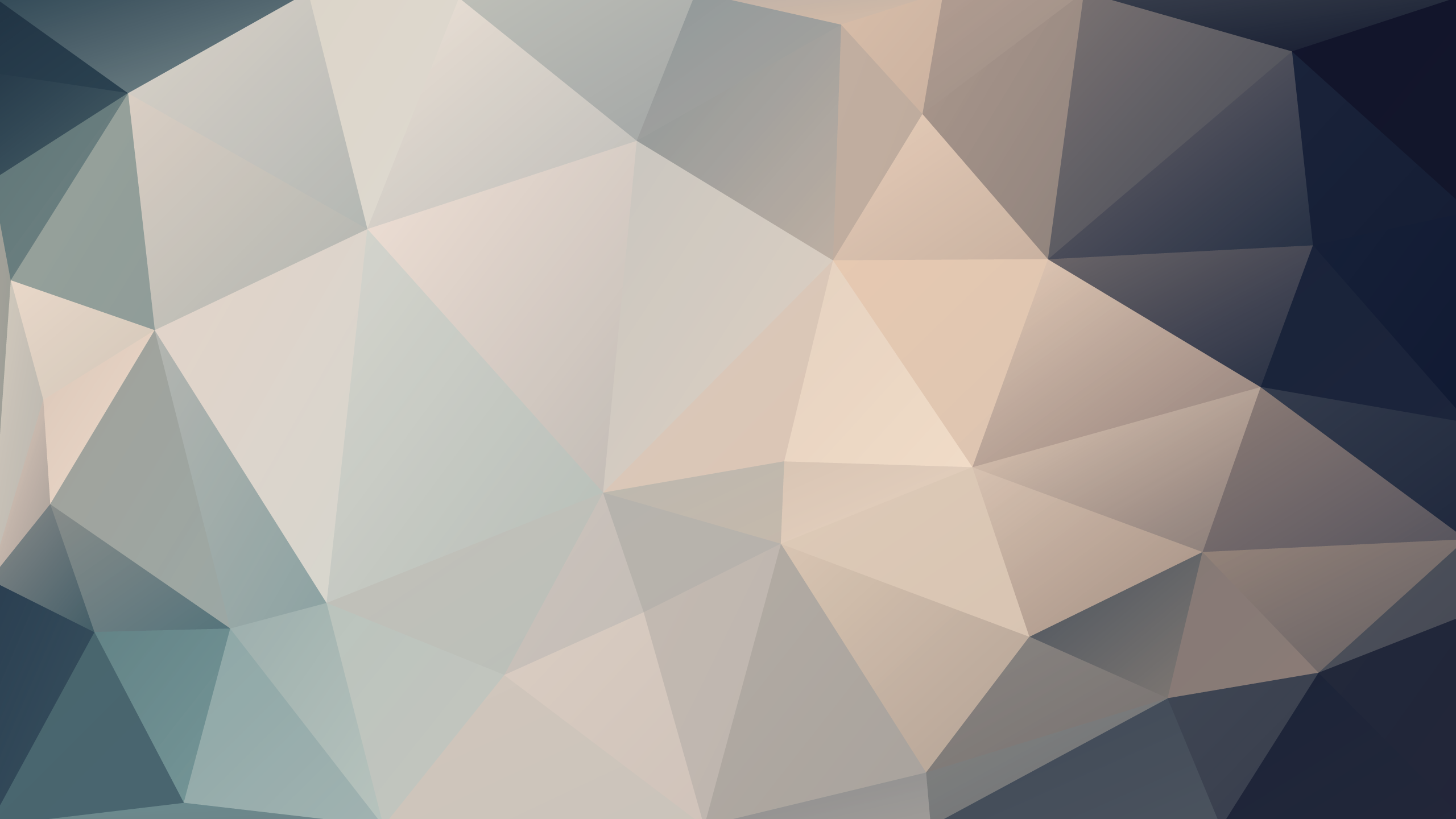 Geometric low-poly pattern with gradient colors HD Wallpaper