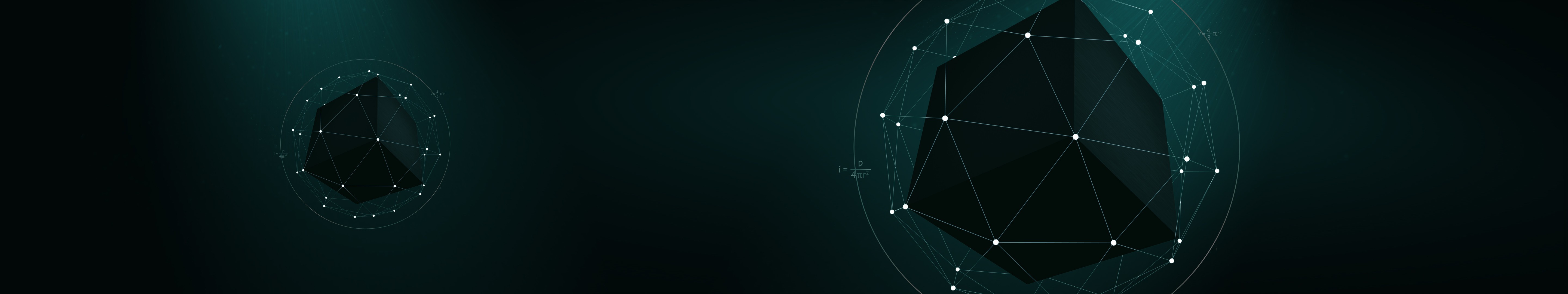 Abstract geometric shapes with nodes and lines HD Wallpaper