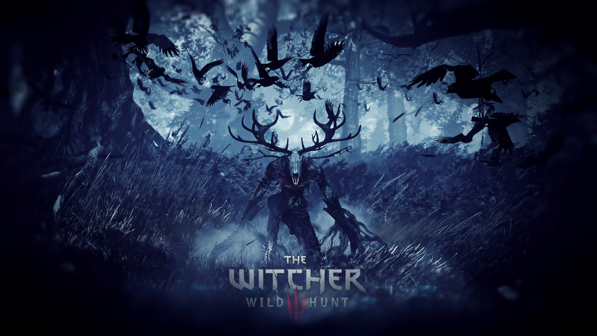 The Witcher 3 Wild Hunt Leshen with Crows HD Wallpaper