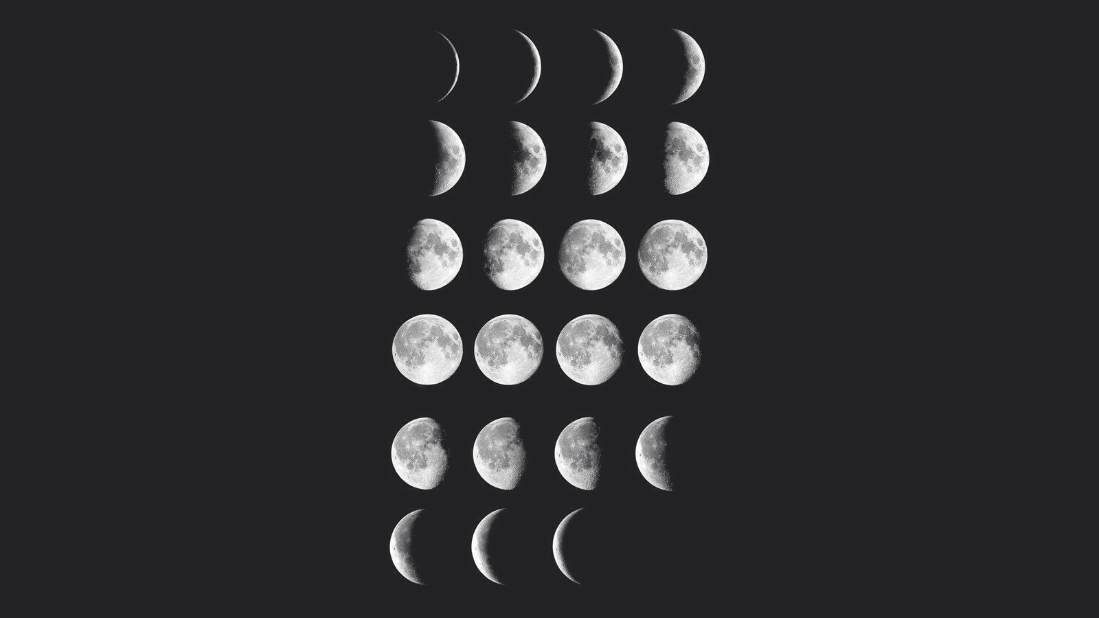 Phases of the Moon HD Wallpaper