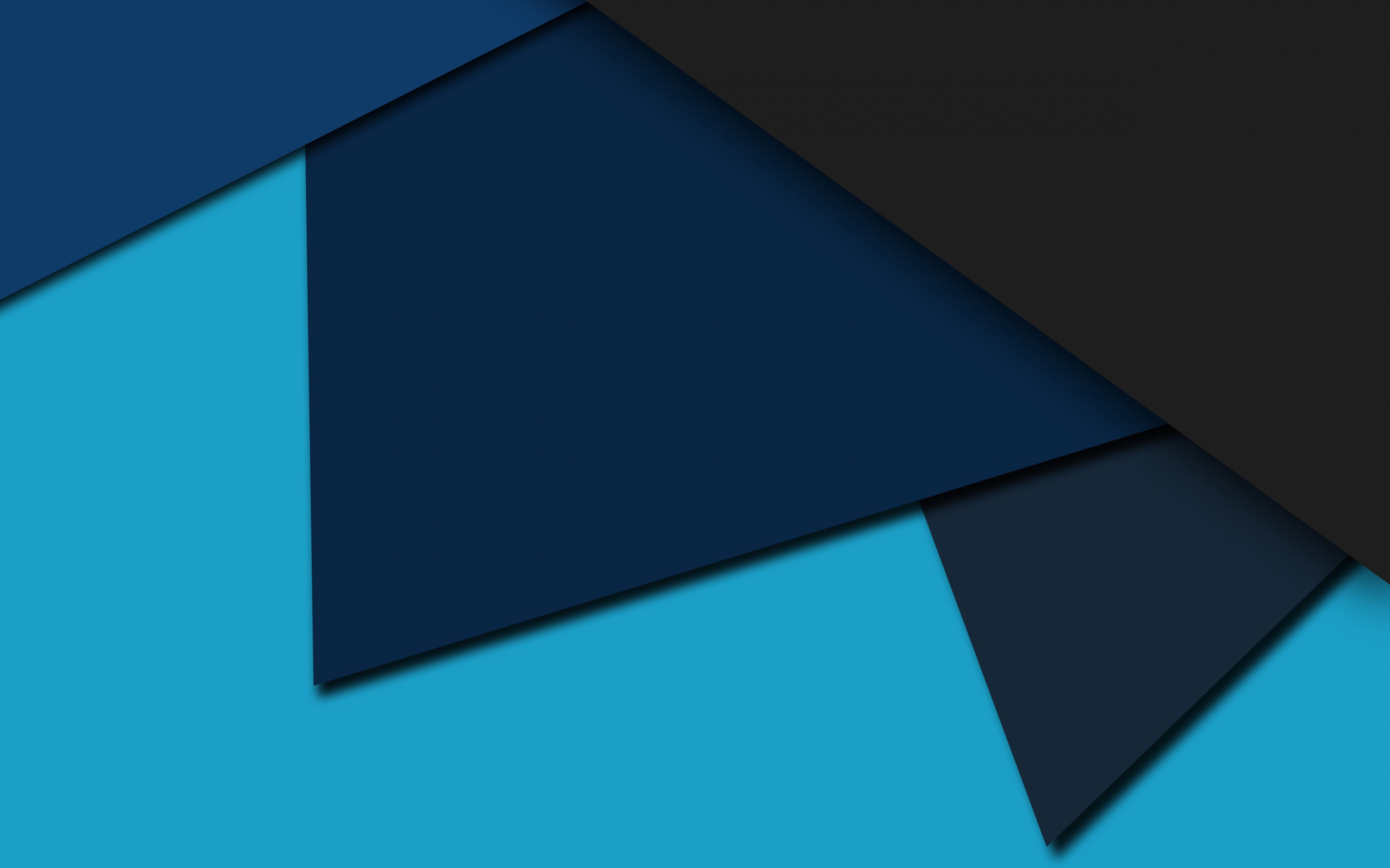 Material style colorful shapes abstract design HD Wallpaper