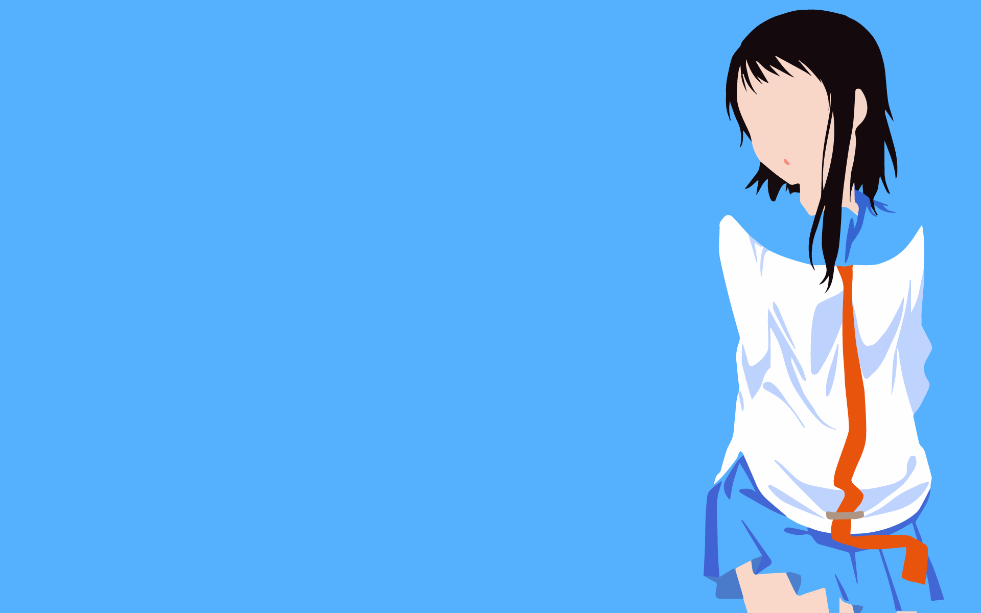 Onodera Kosaki from Nisekoi, minimalist anime art HD Wallpaper