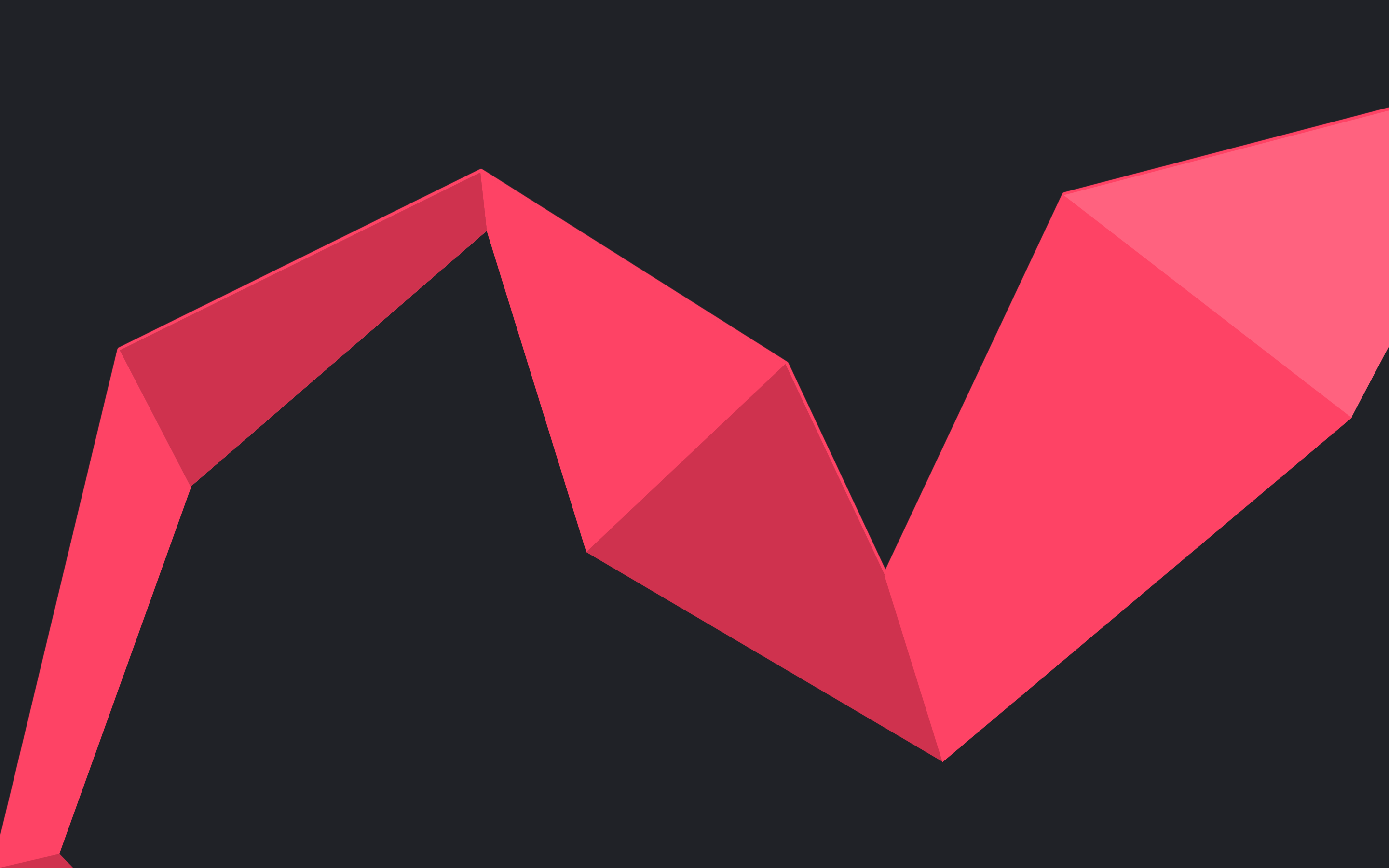 Abstract pink geometric shape on dark background HD Wallpaper