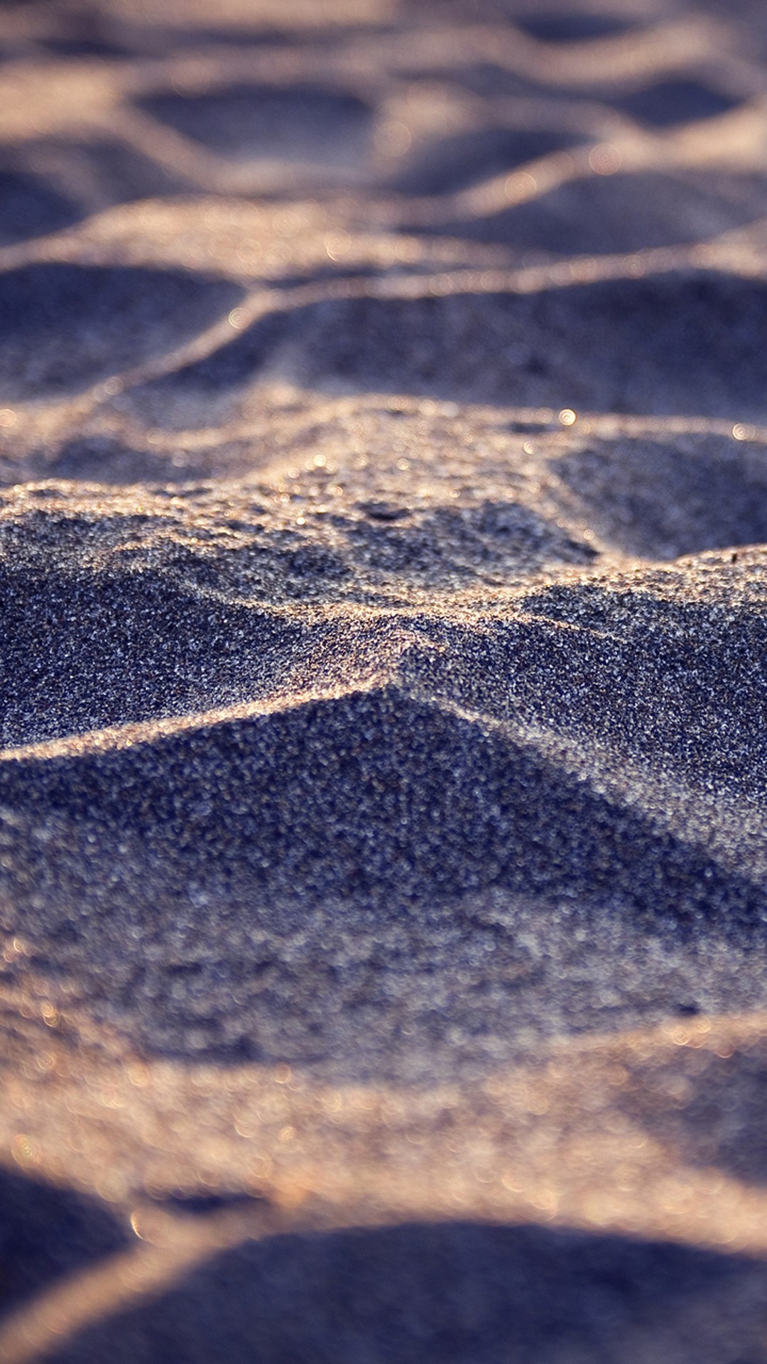 Close-up of sand dunes with sunlight HD Wallpaper