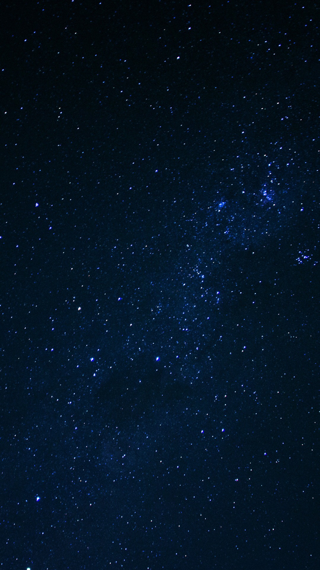 A dark night sky filled with countless stars HD Wallpaper