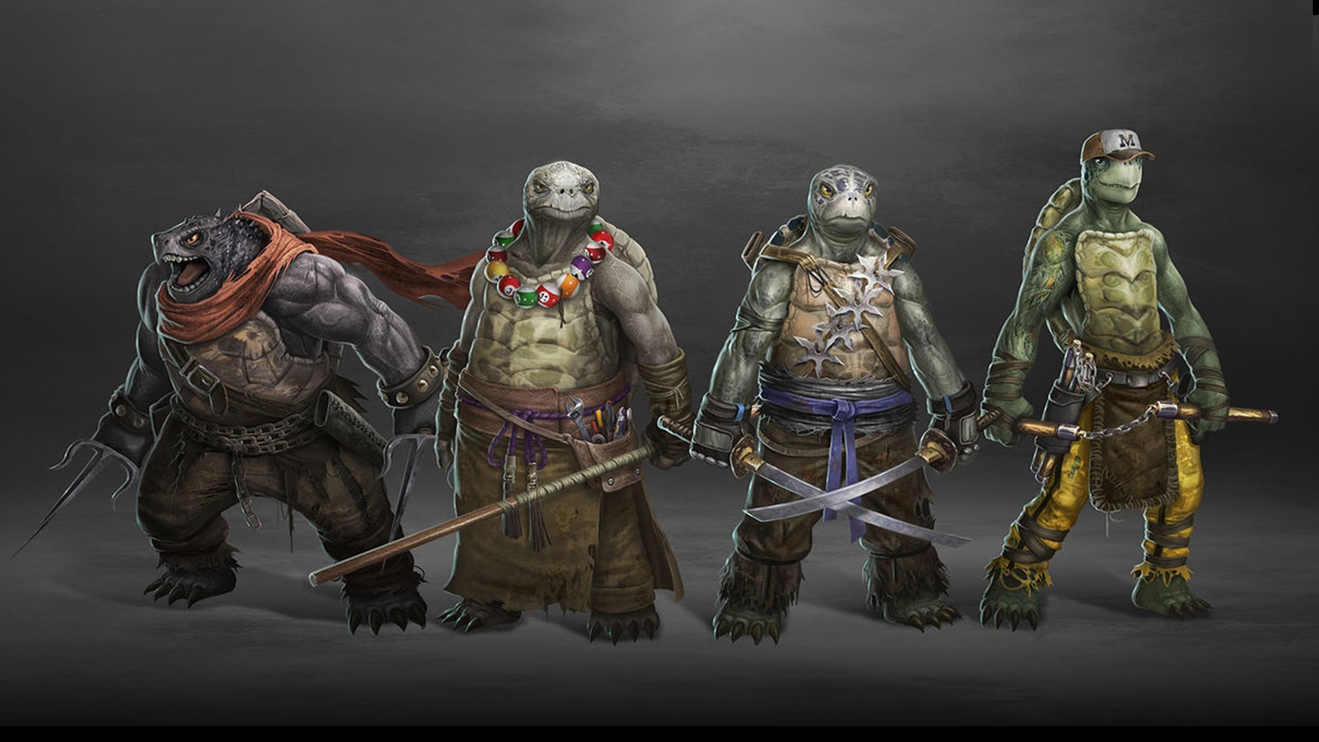 Teenage Mutant Ninja Turtles concept art HD Wallpaper