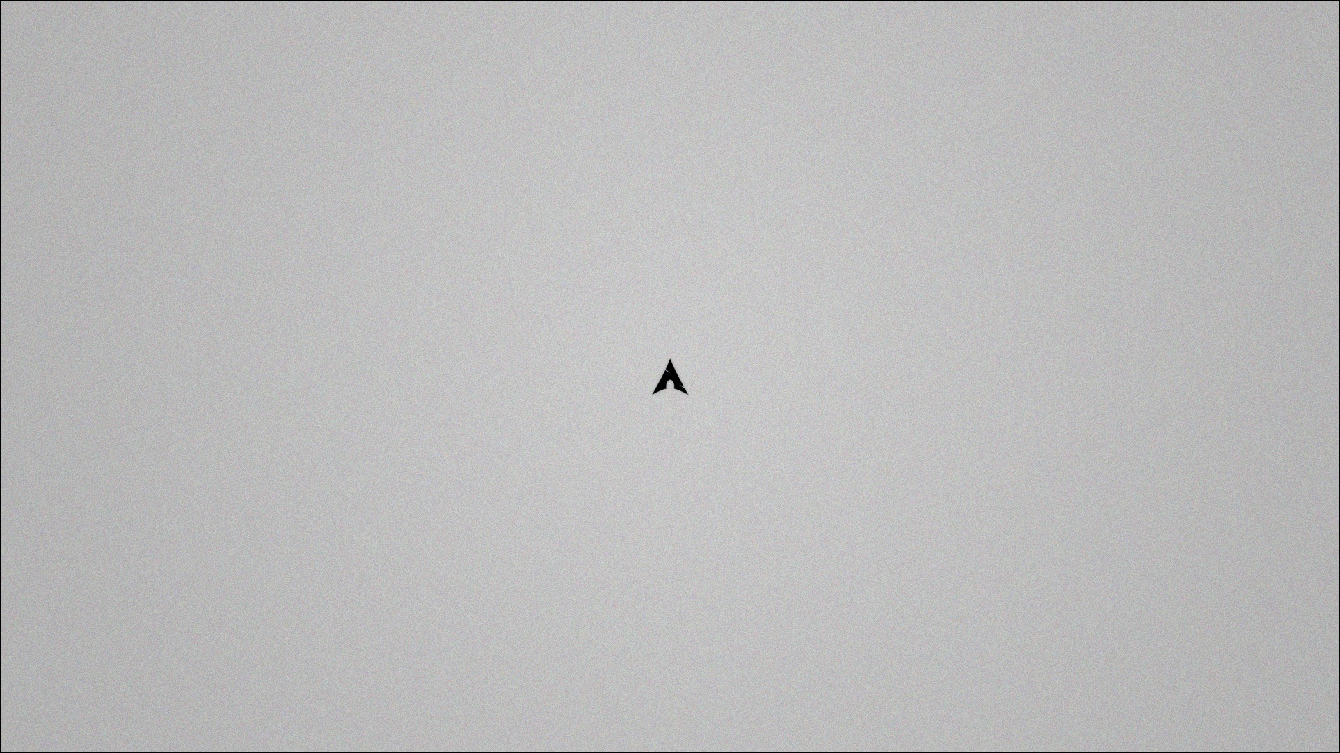 Arch Linux logo on a grey background HD Wallpaper