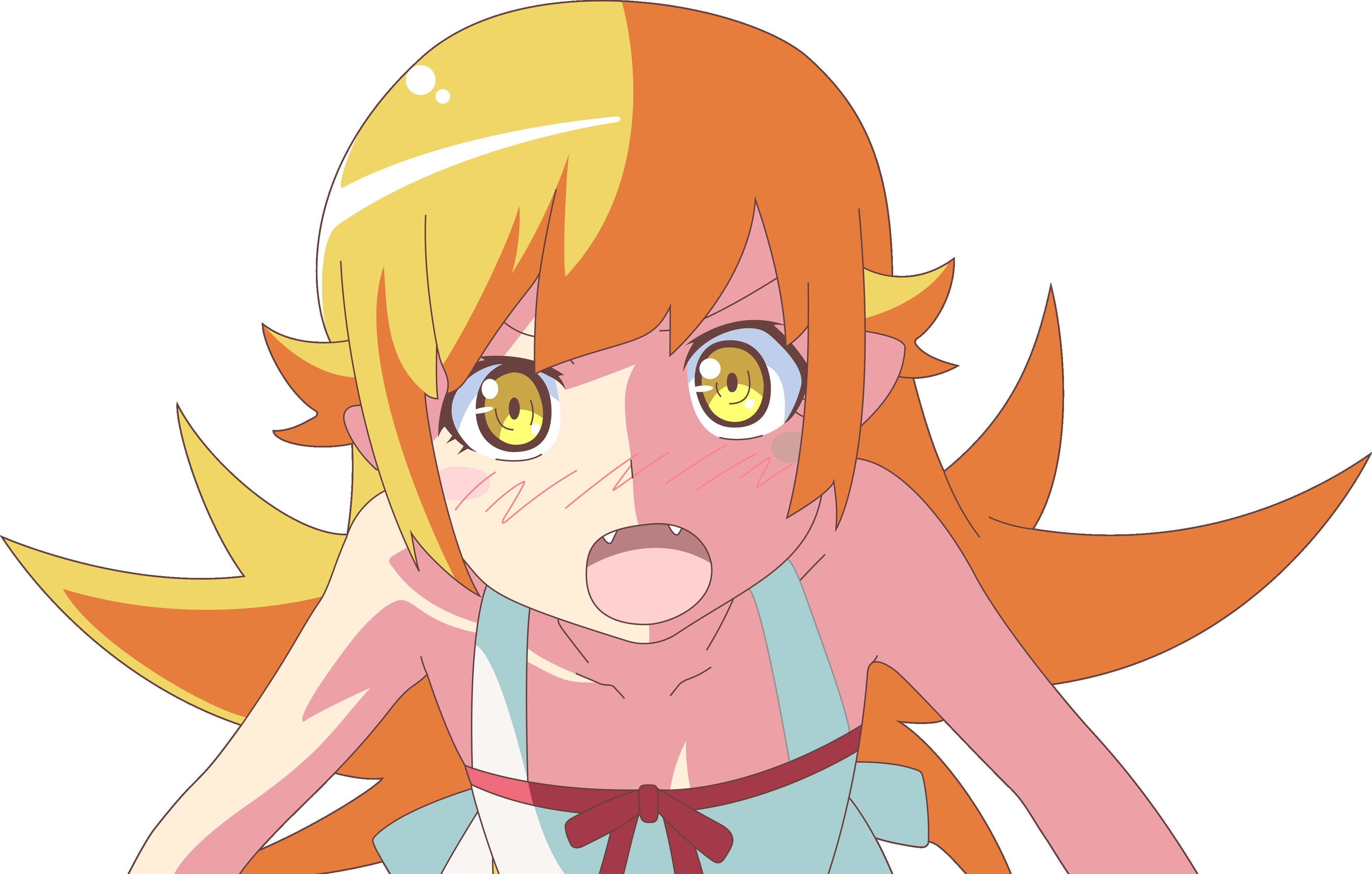 Oshino Shinobu from Monogatari Series HD Wallpaper