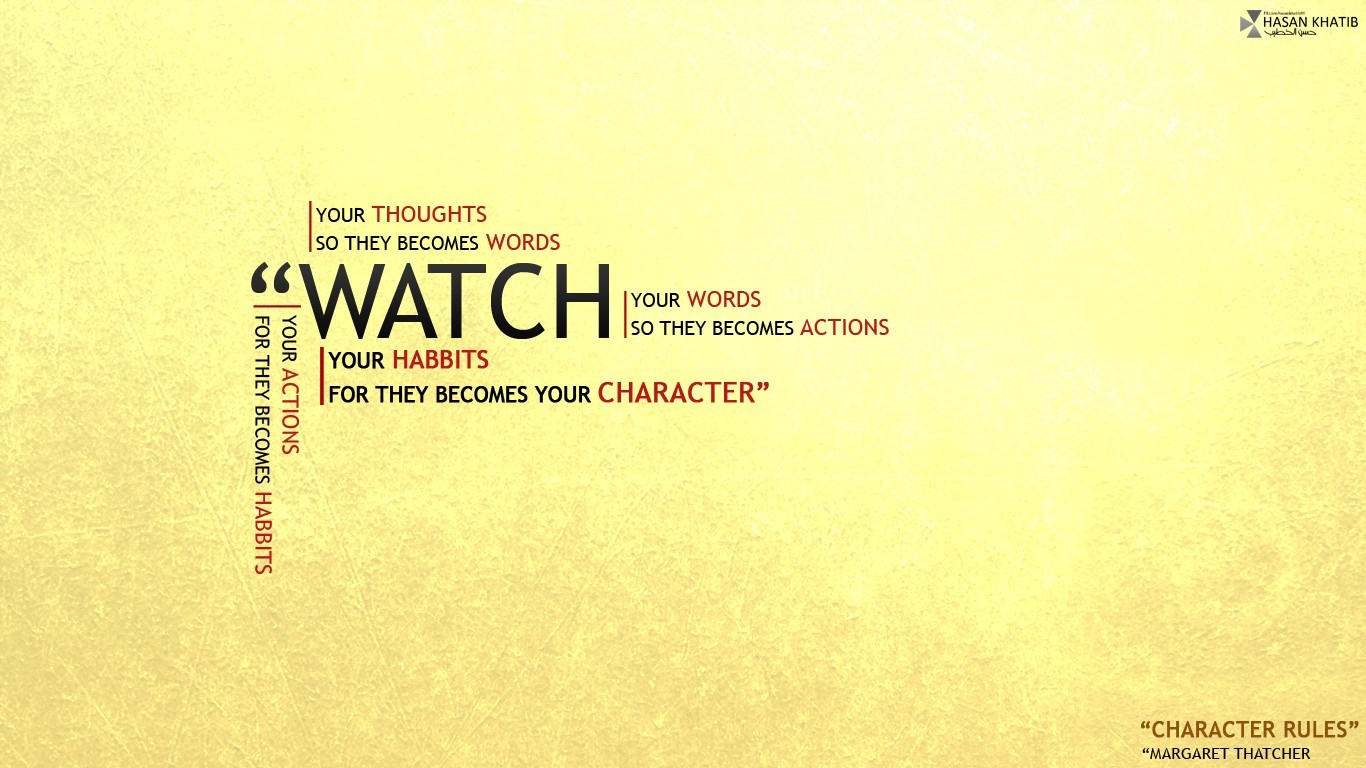 Margaret Thatcher Character Rules Quote HD Wallpaper