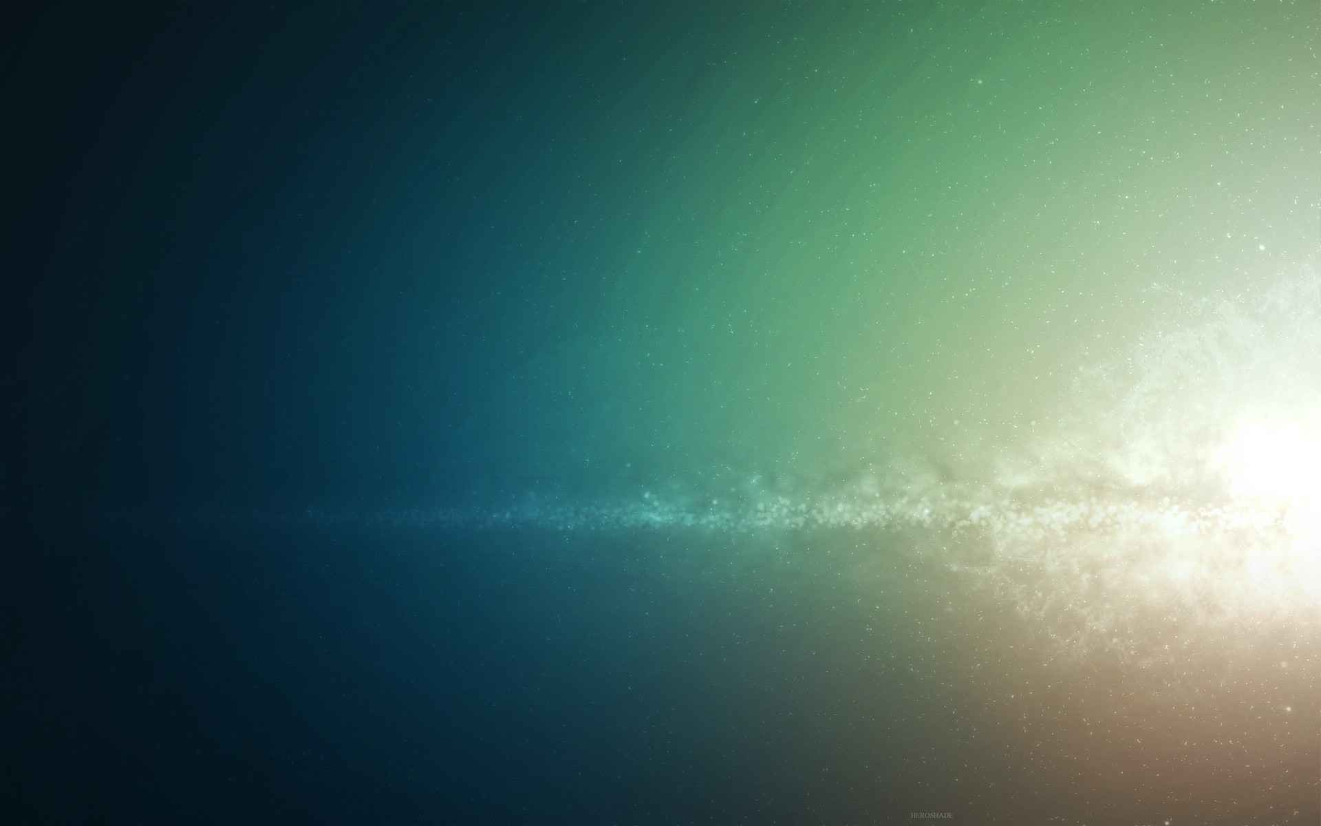 Abstract minimalist gradient with starry nebula effect HD Wallpaper