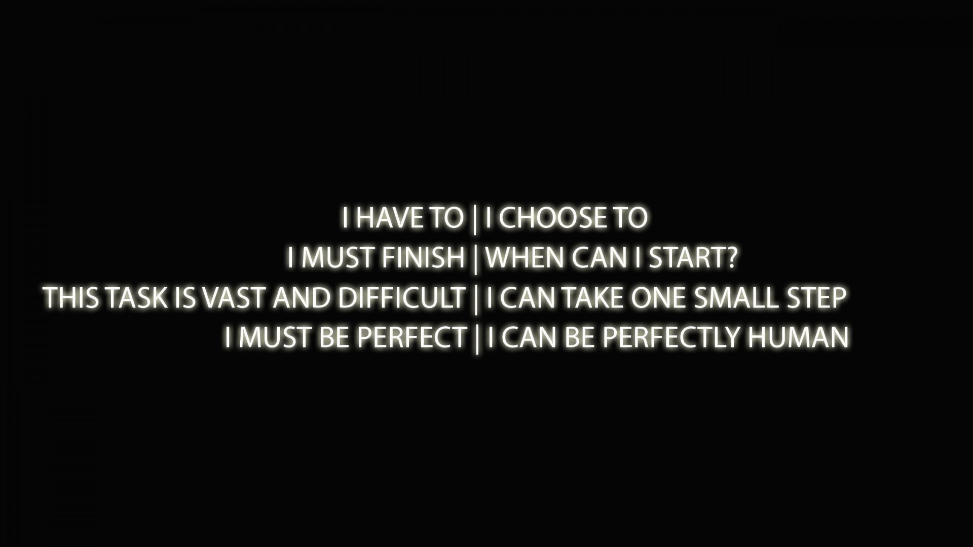 Motivational text about choice and action HD Wallpaper