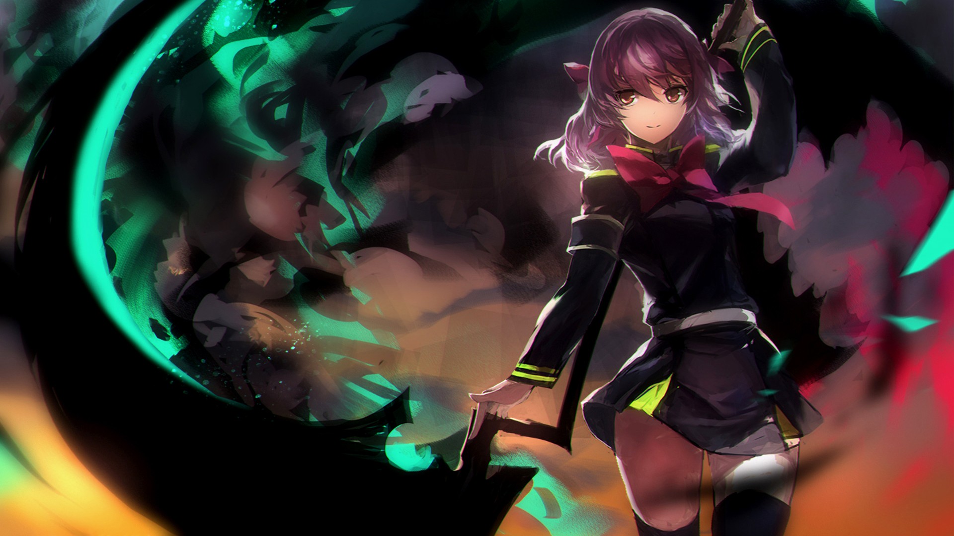 Owari No Seraph, Hiiragi Shinoa, anime girls, anime HD Wallpaper