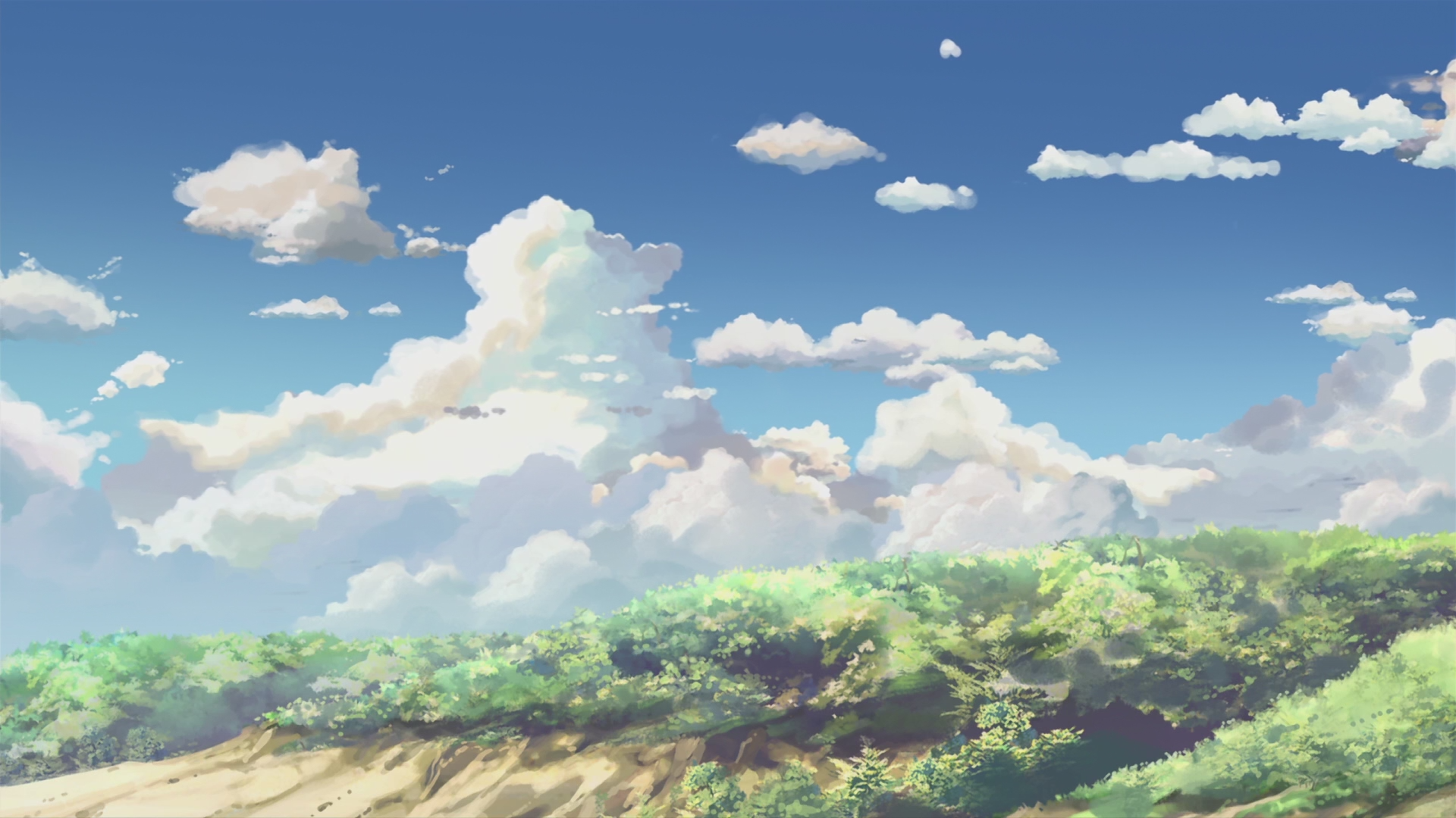 5 Centimeters Per Second Anime Sky and Landscape HD Wallpaper