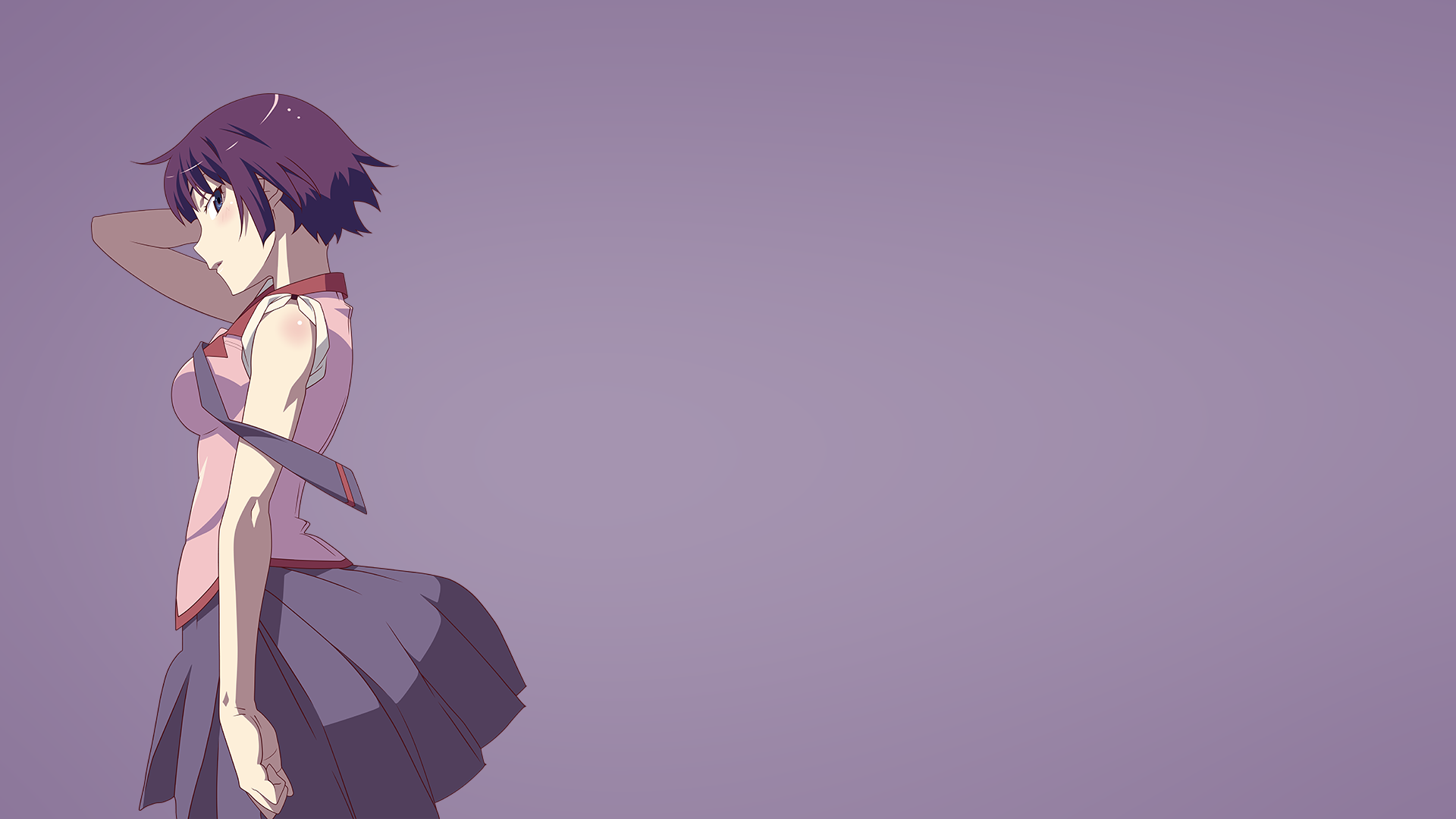Hitagi Senjougahara from Monogatari Series HD Wallpaper
