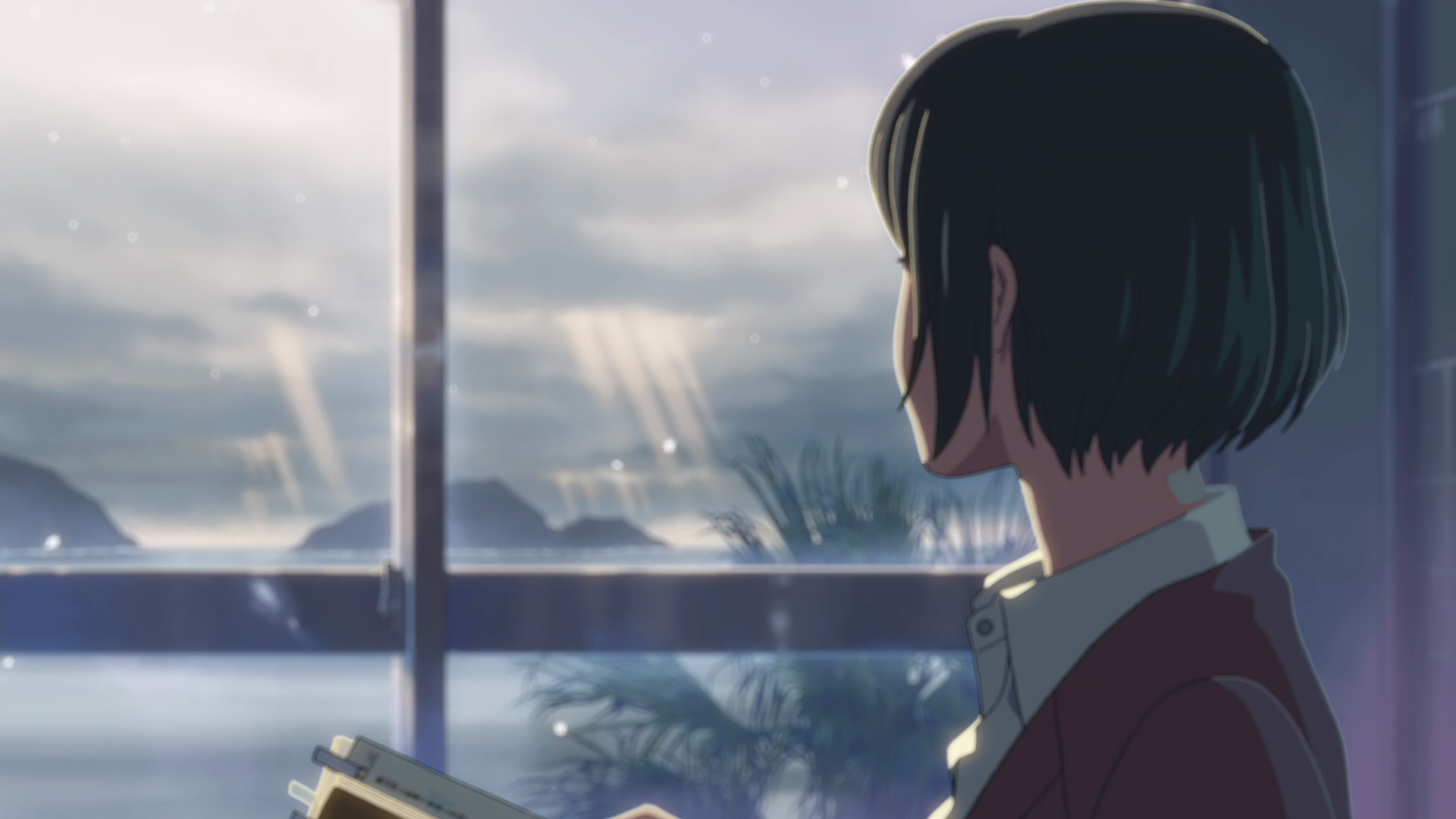 The Garden of Words: Girl by the Window HD Wallpaper