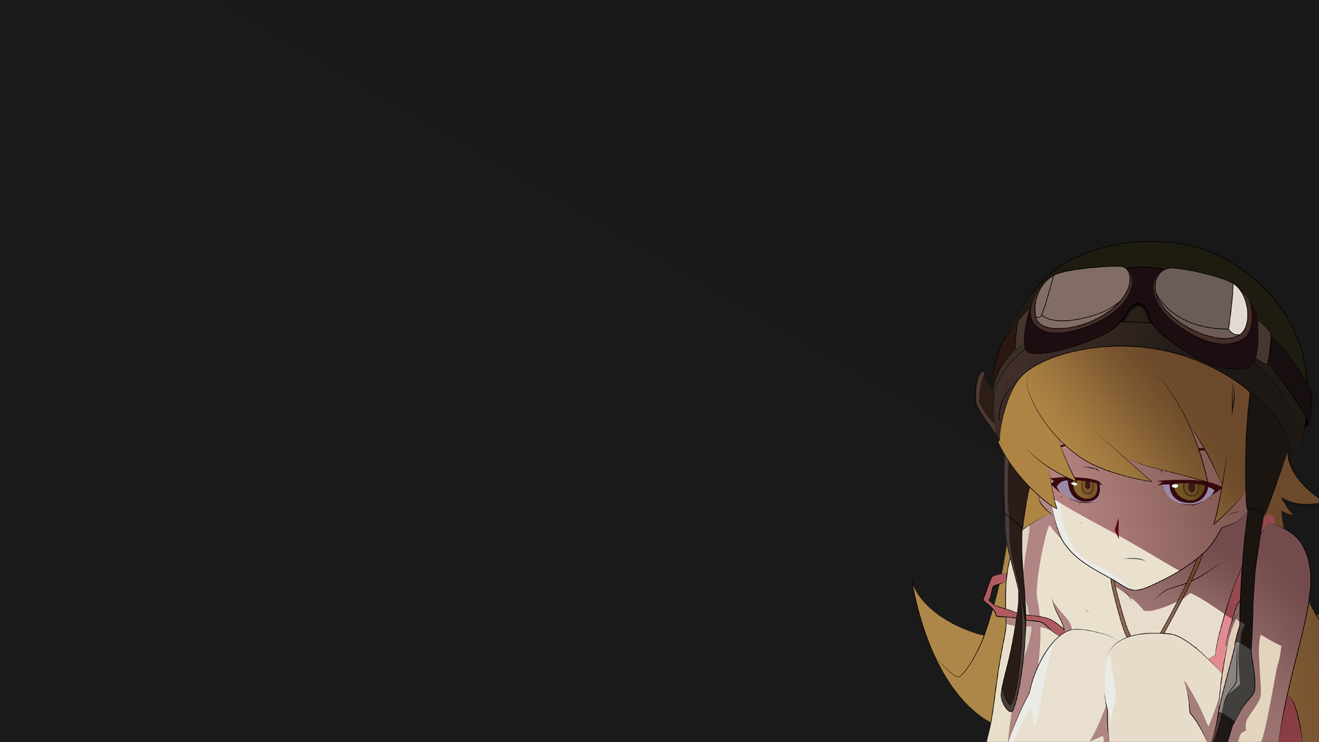 Oshino Shinobu from Monogatari Series HD Wallpaper