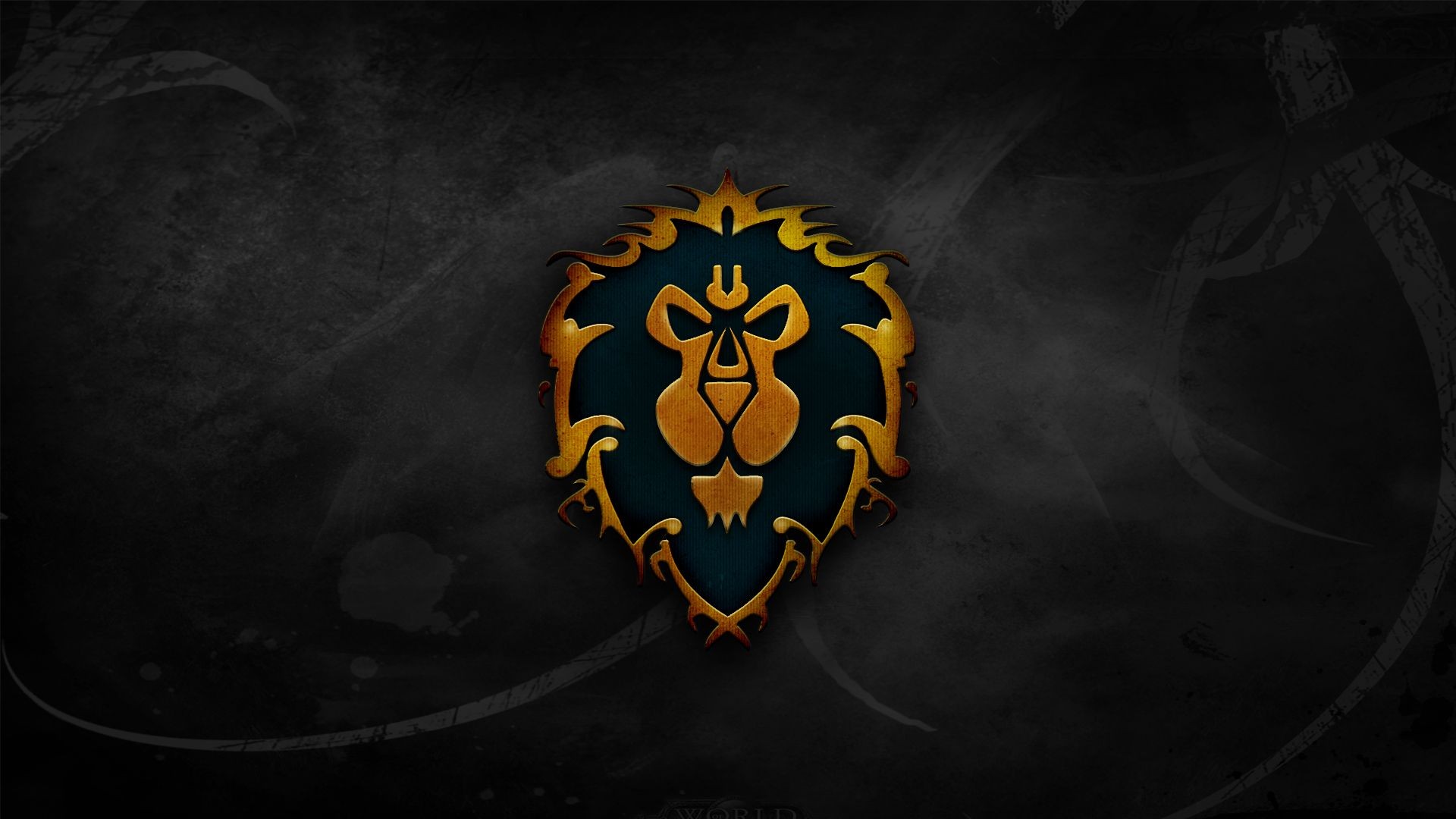 World of Warcraft Alliance Logo HD Wallpaper
