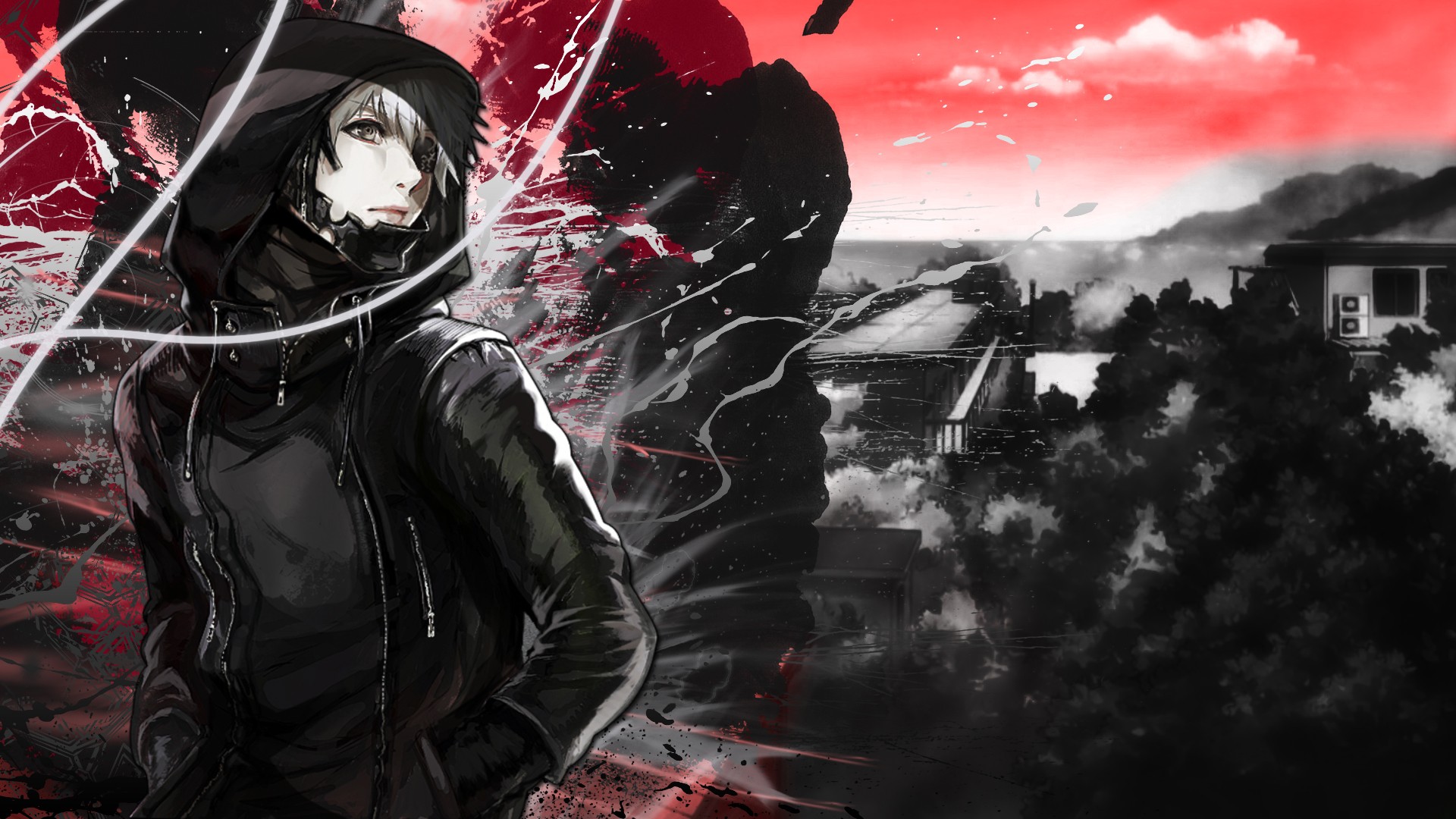Kaneki Ken from Tokyo Ghoul HD Wallpaper