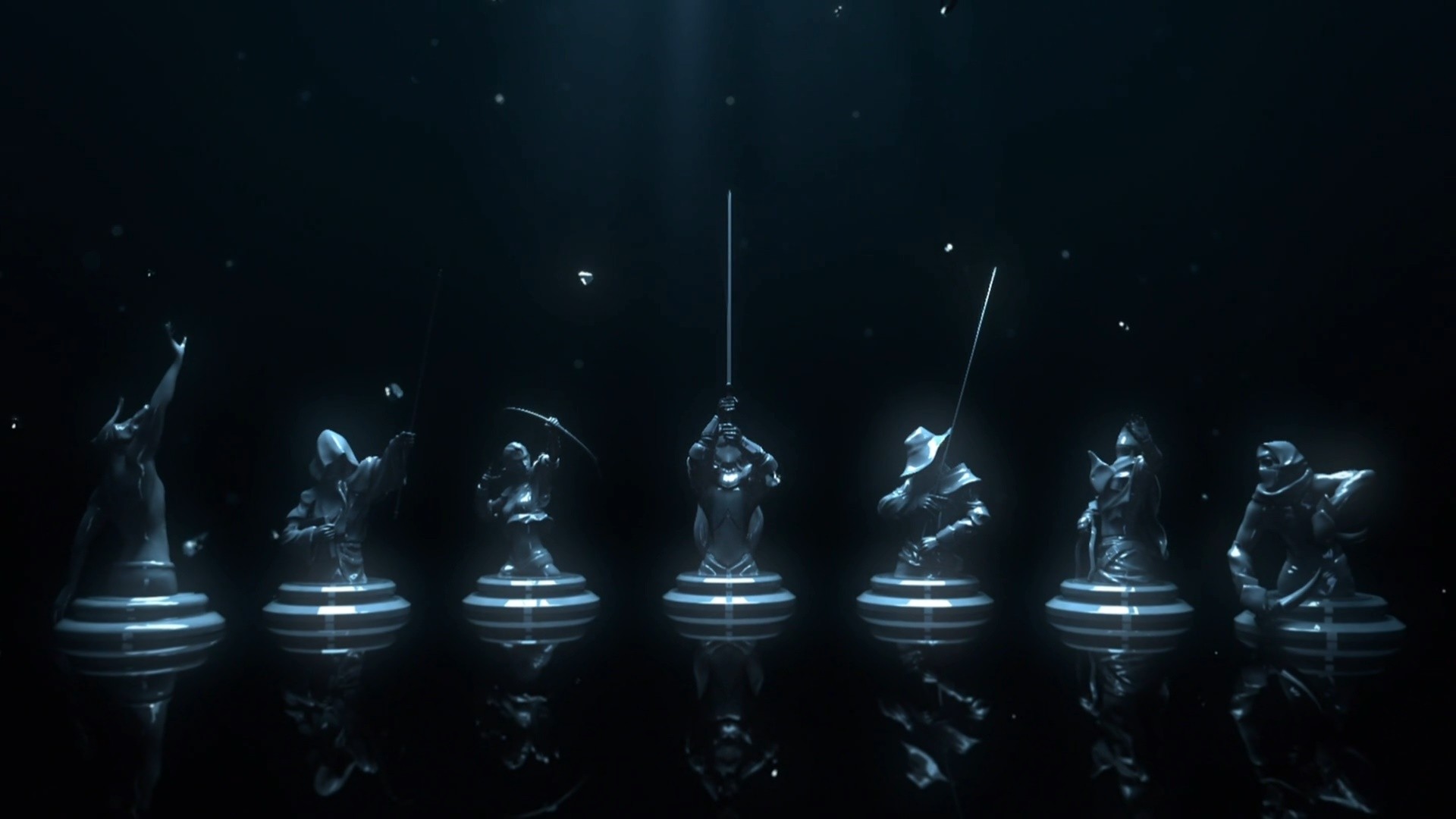 Fate/Stay Night Chess Pieces HD Wallpaper
