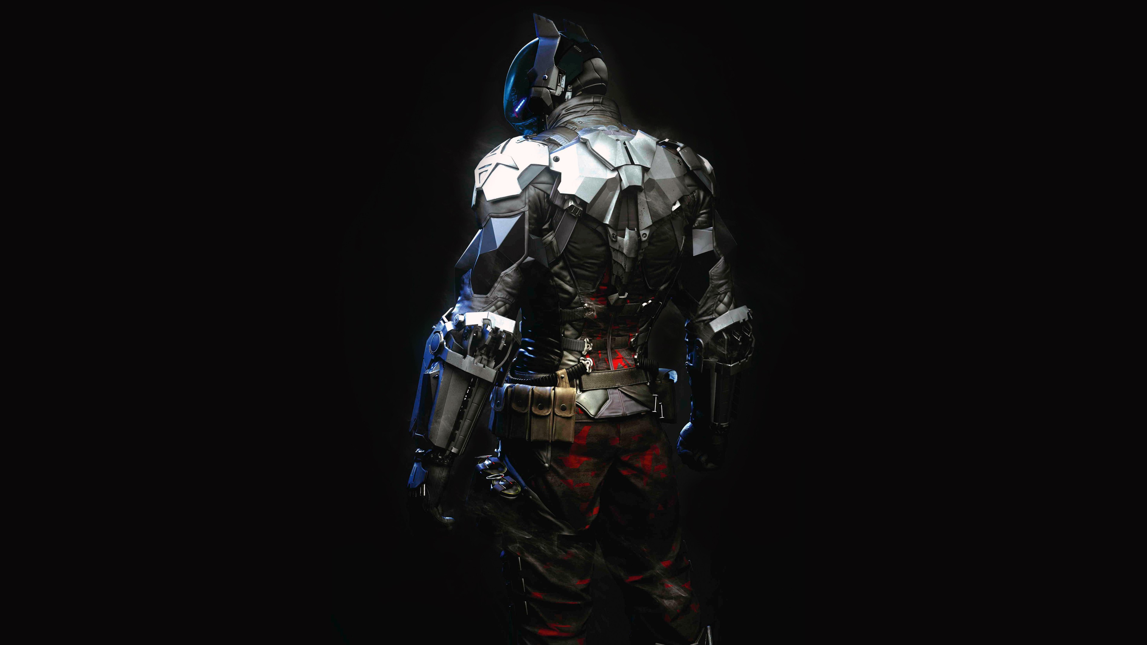 Batman: Arkham Knight Suit Back View HD Wallpaper