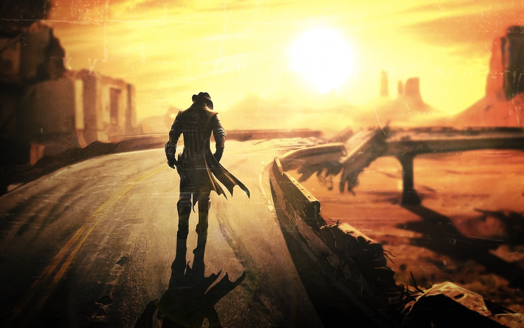 Lonesome Road in Fallout: New Vegas HD Wallpaper