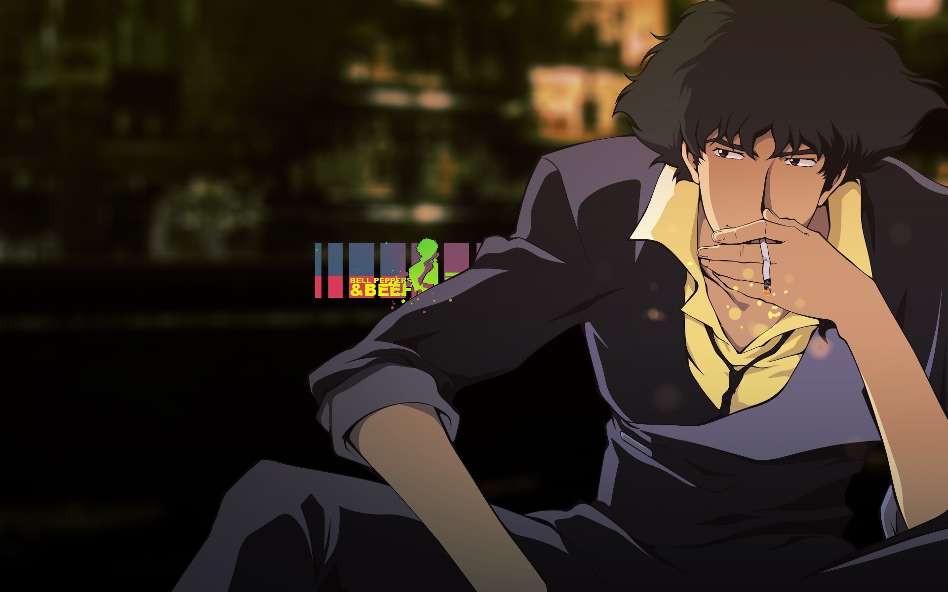 Spike Spiegel from Cowboy Bebop smoking HD Wallpaper