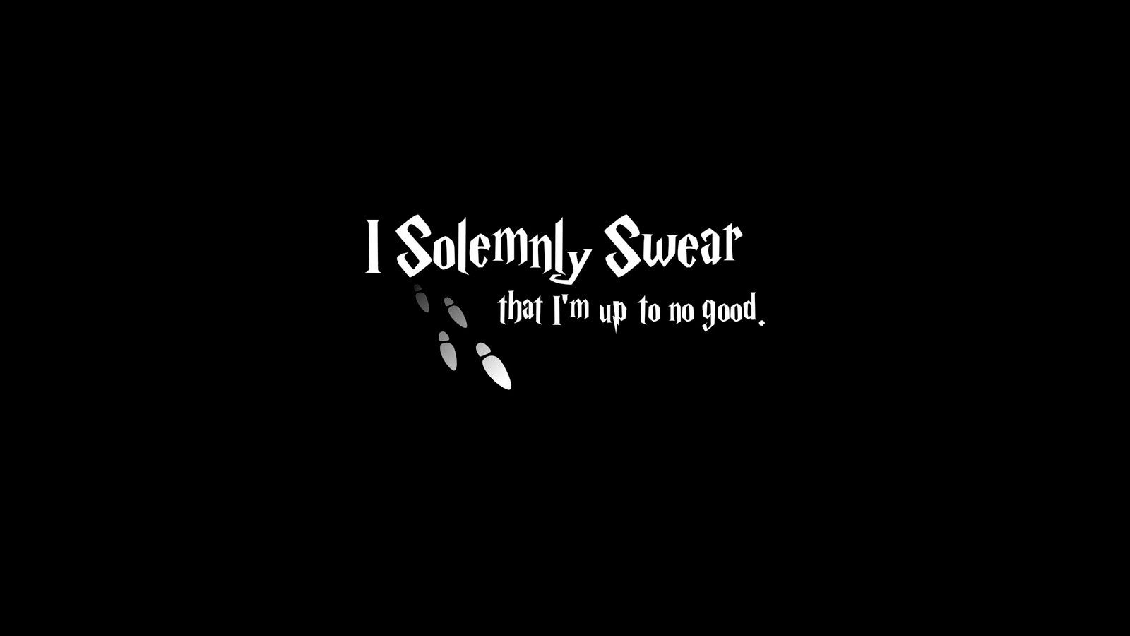 I Solemnly Swear I'm Up to No Good Harry Potter HD Wallpaper