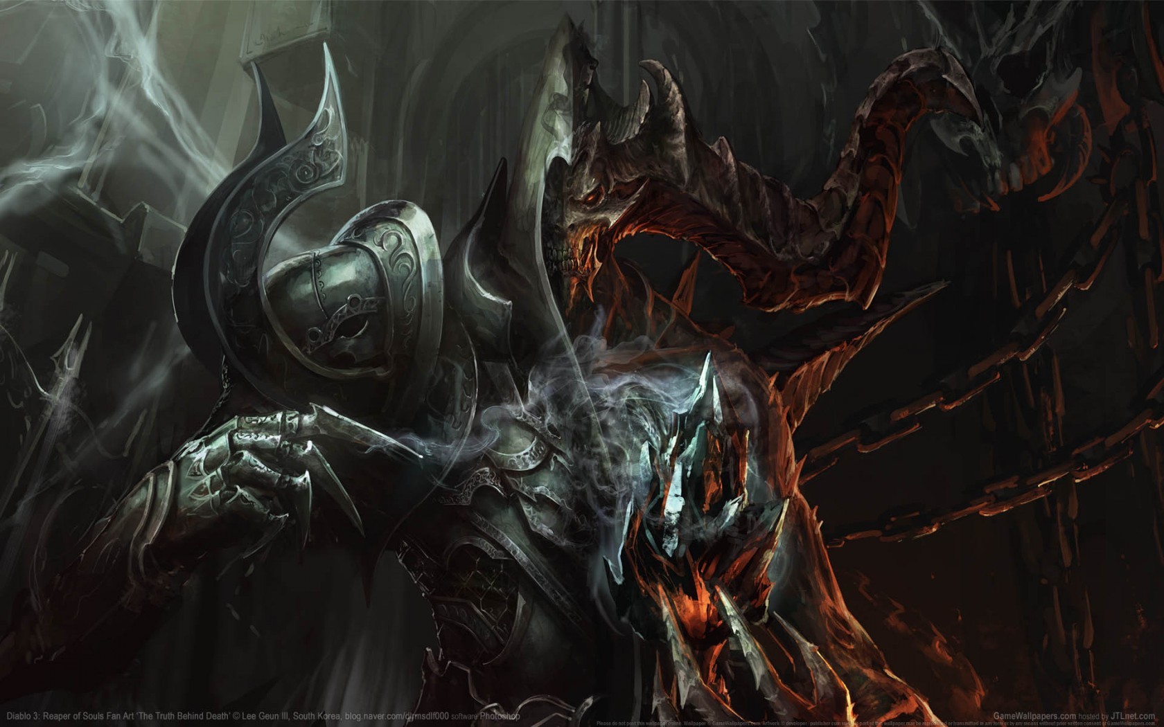 Diablo 3 Reaper of Souls Fan Art The Truth Behind Death HD Wallpaper