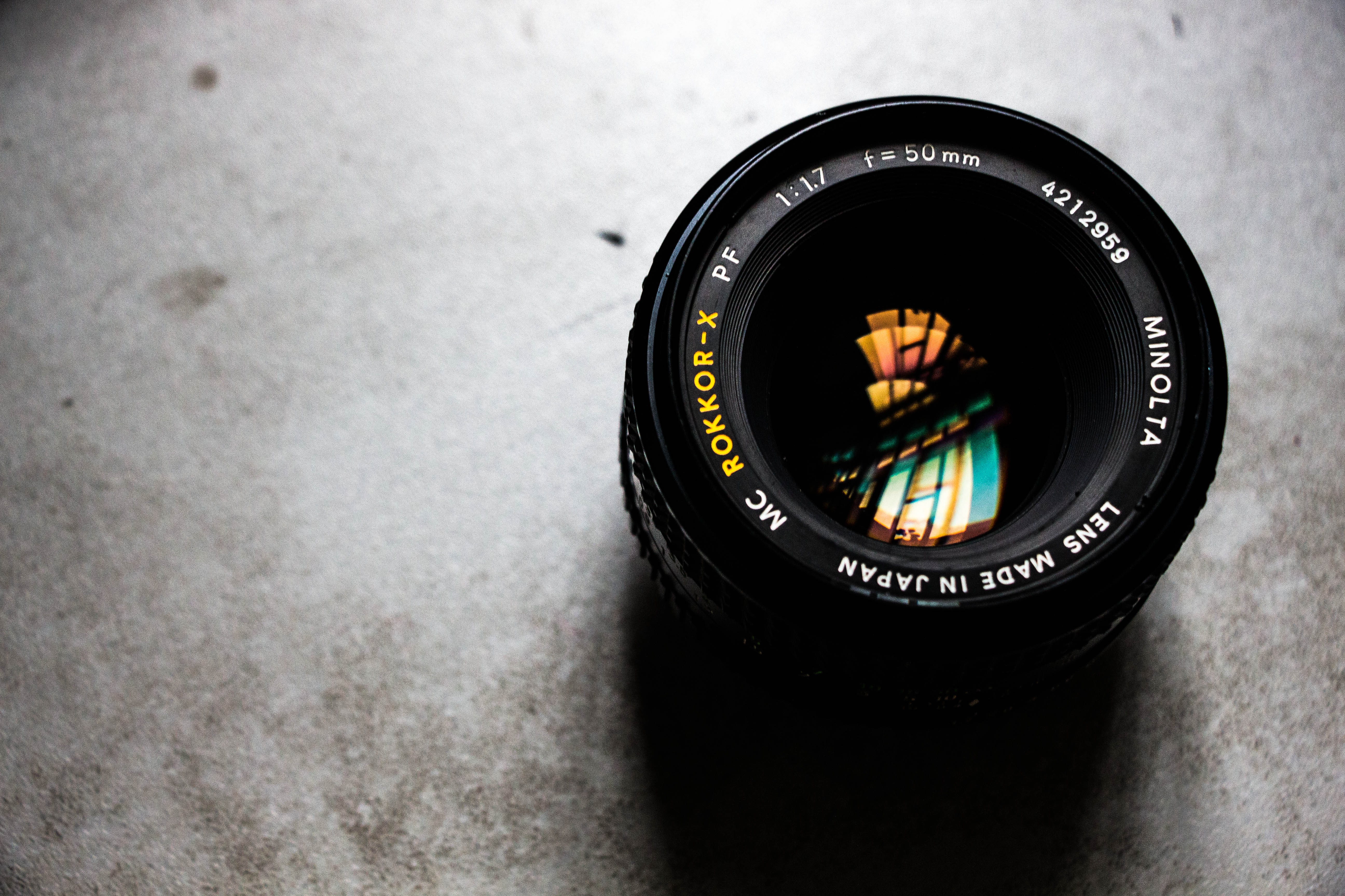 Minolta MC Rokkor-X 50mm f/1.7 Lens HD Wallpaper