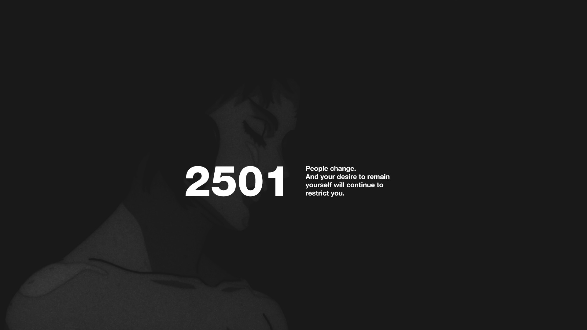 Ghost in the Shell 2501 quote HD Wallpaper