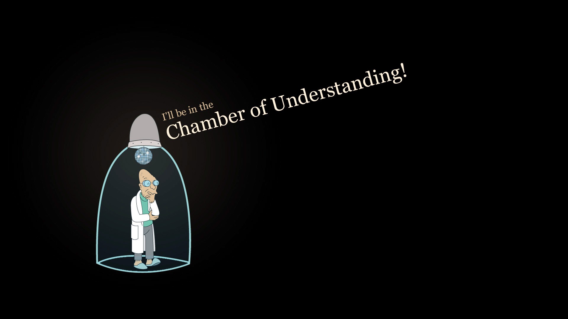 Professor Farnsworth in the Chamber of Understanding HD Wallpaper