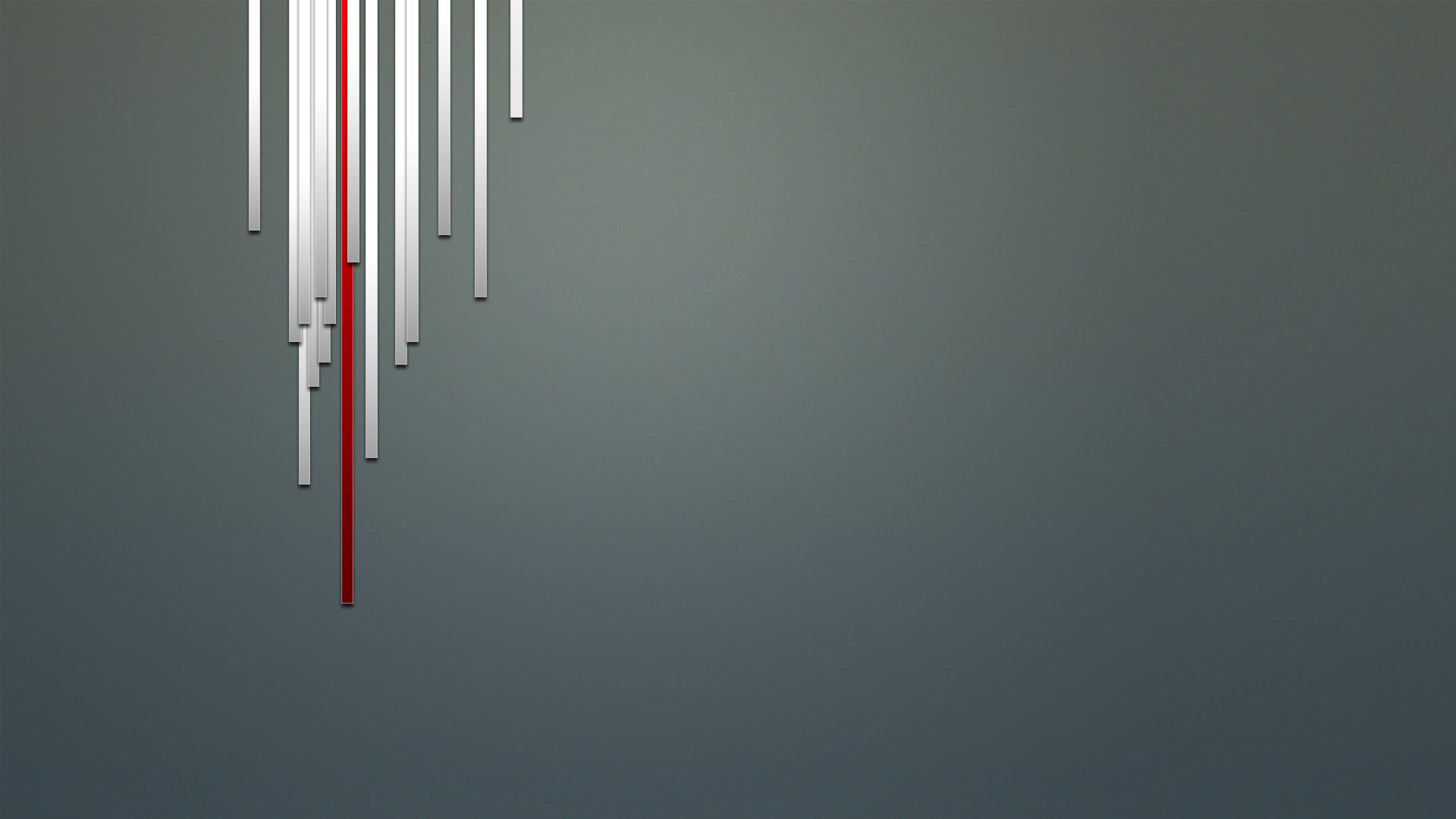 Minimalist abstract background with red and white lines HD Wallpaper