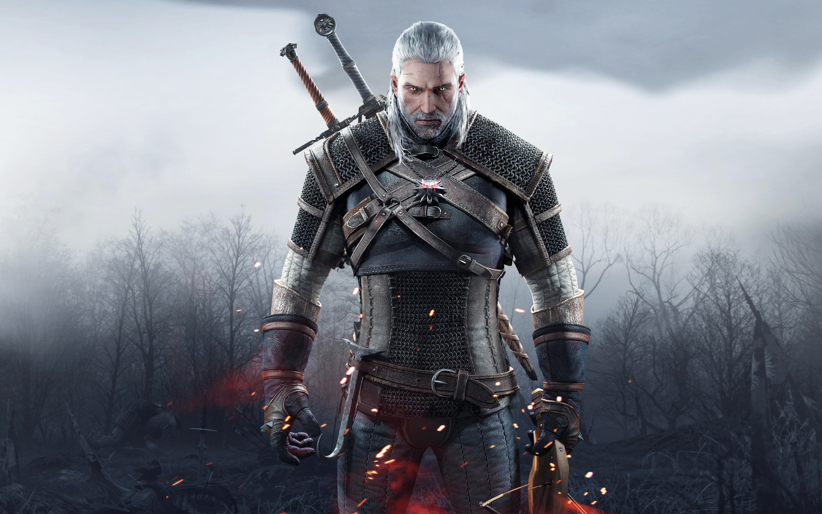 Geralt of Rivia from The Witcher 3: Wild Hunt HD Wallpaper