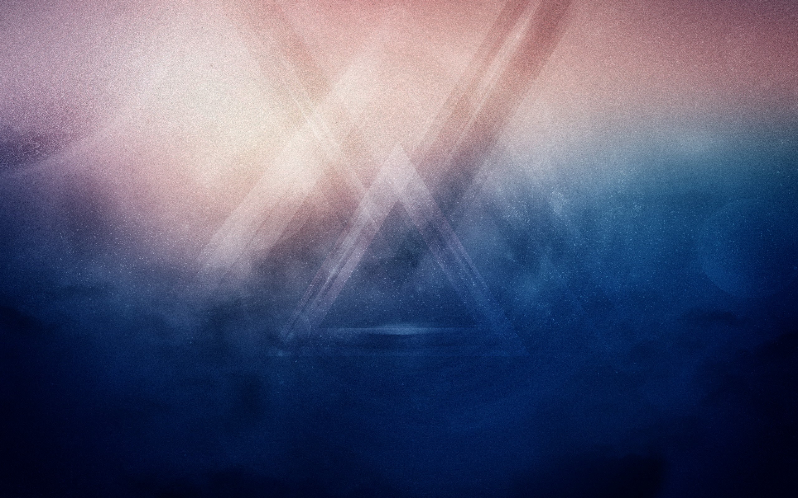 Abstract geometric shapes with textured background HD Wallpaper