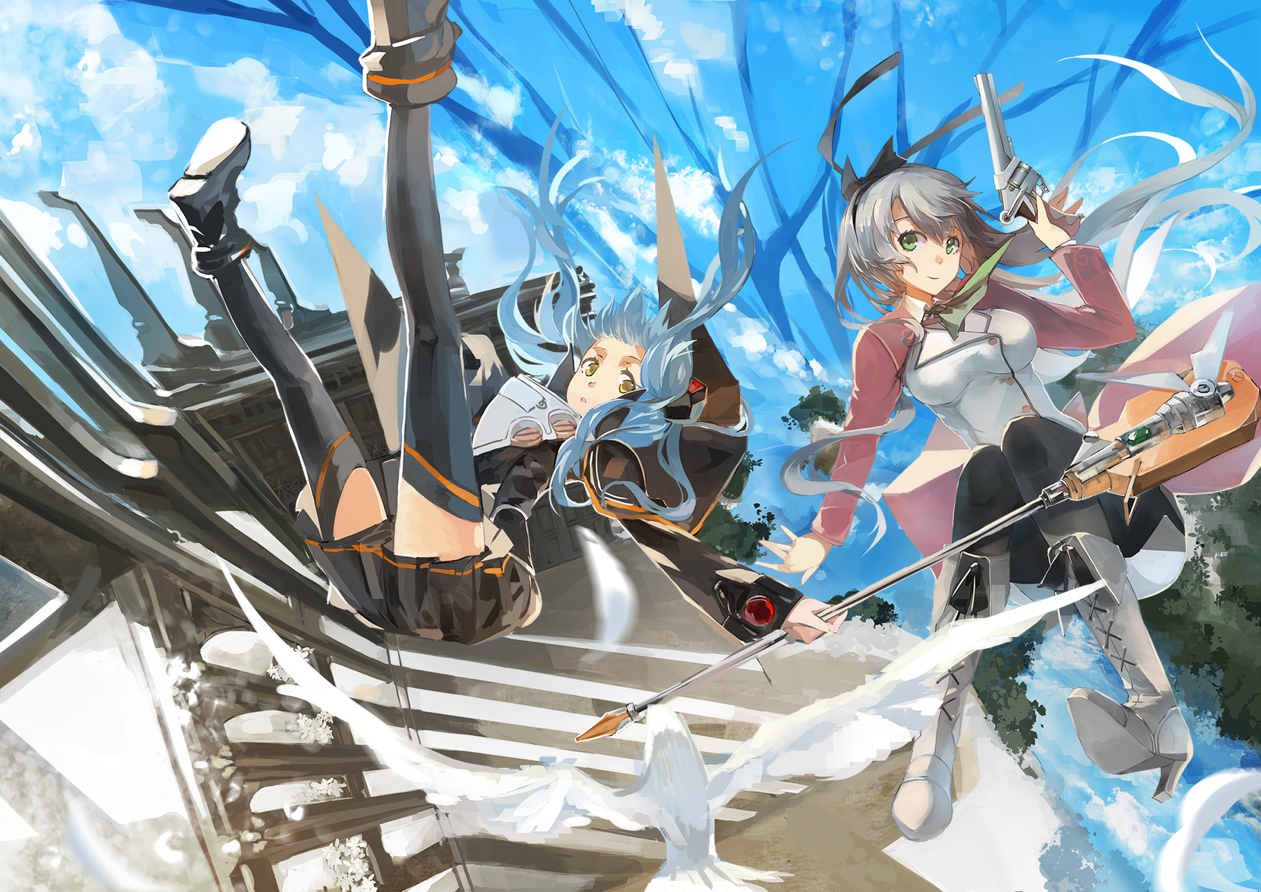 Tio Plato and Elie MacDowell from The Legend of Heroes HD Wallpaper