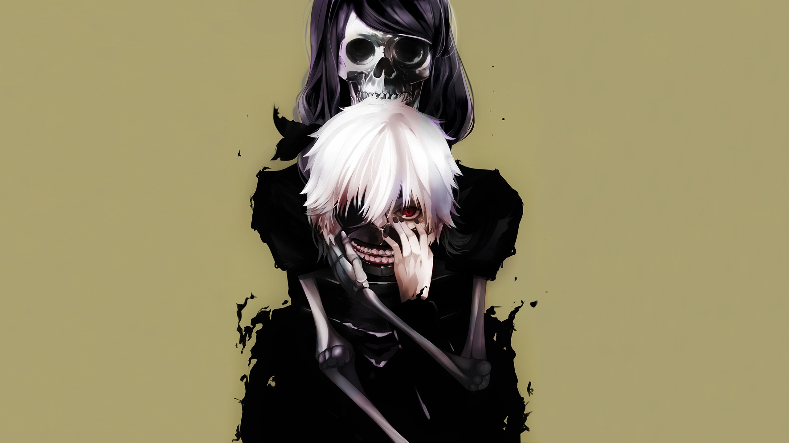 Tokyo Ghoul: Kaneki Ken Skeleton Transformation HD Wallpaper