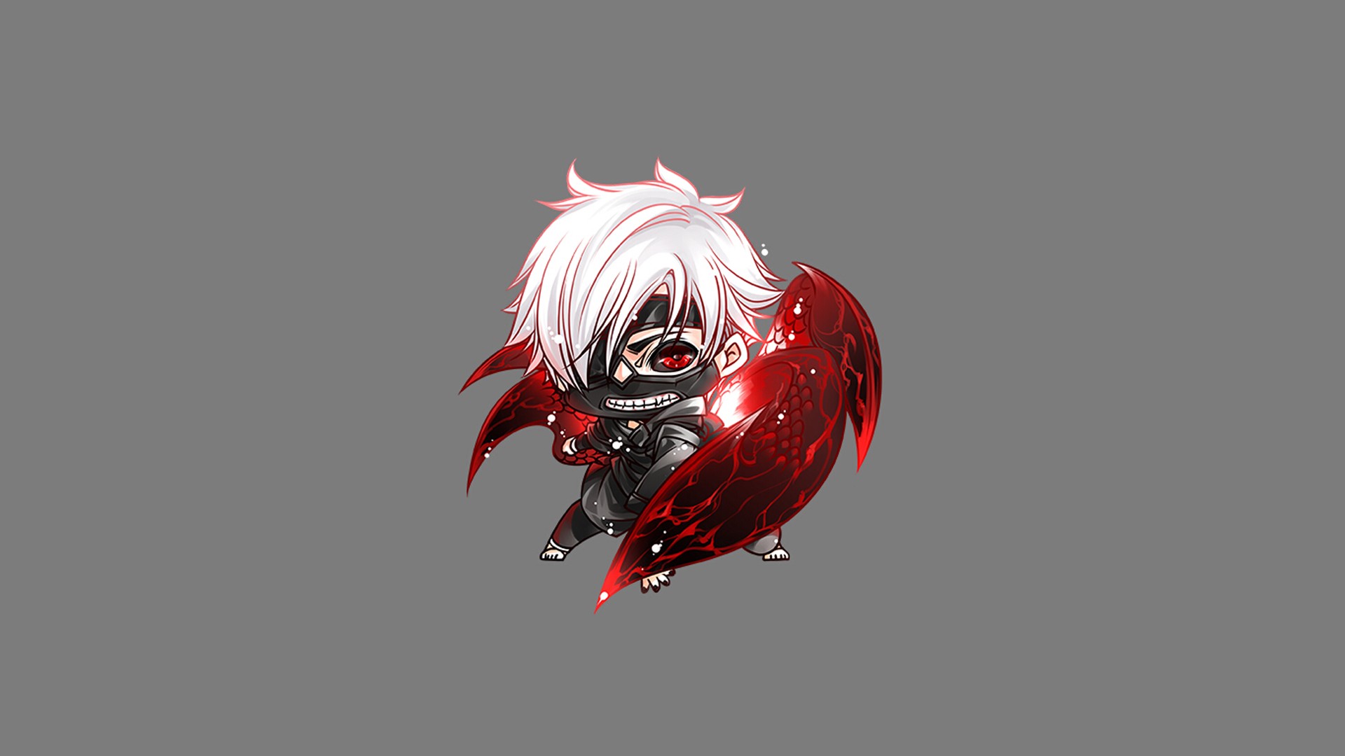 Chibi Kaneki Ken from Tokyo Ghoul HD Wallpaper
