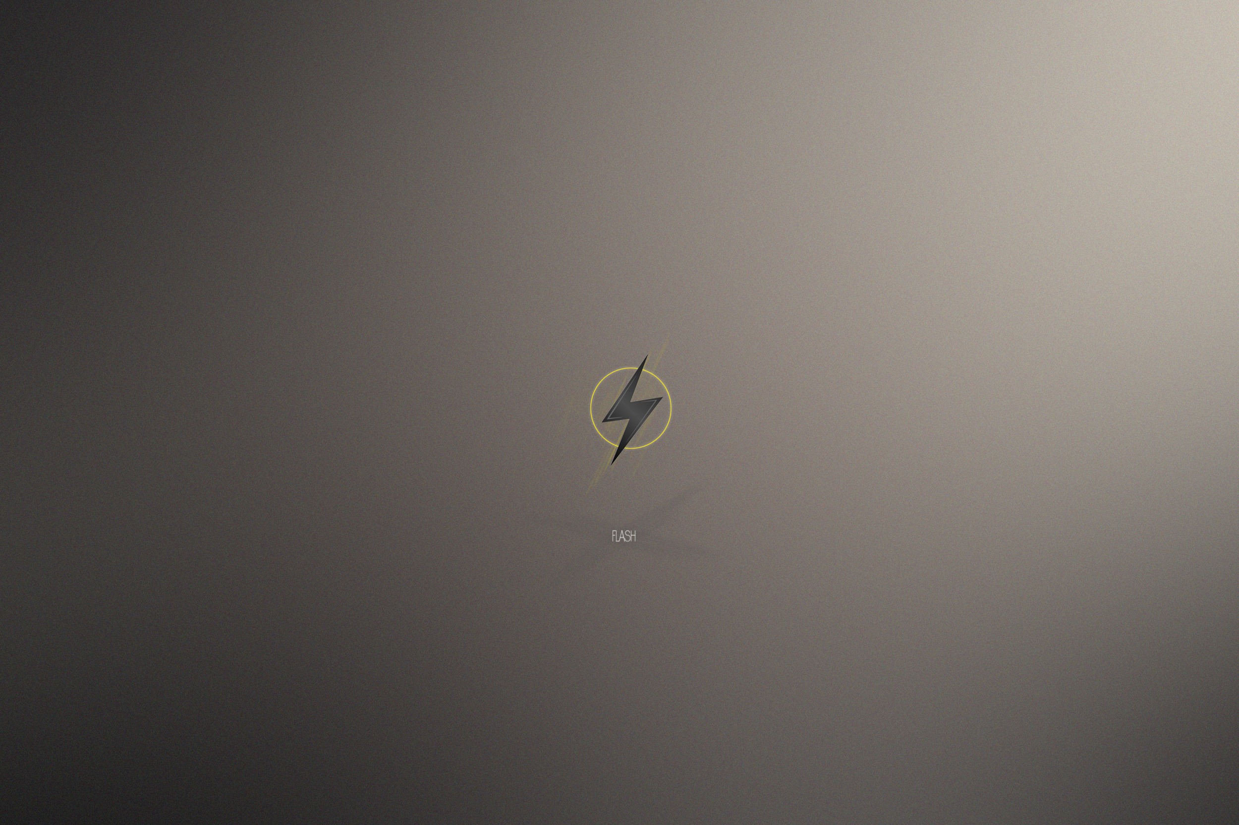 The Flash logo with text HD Wallpaper