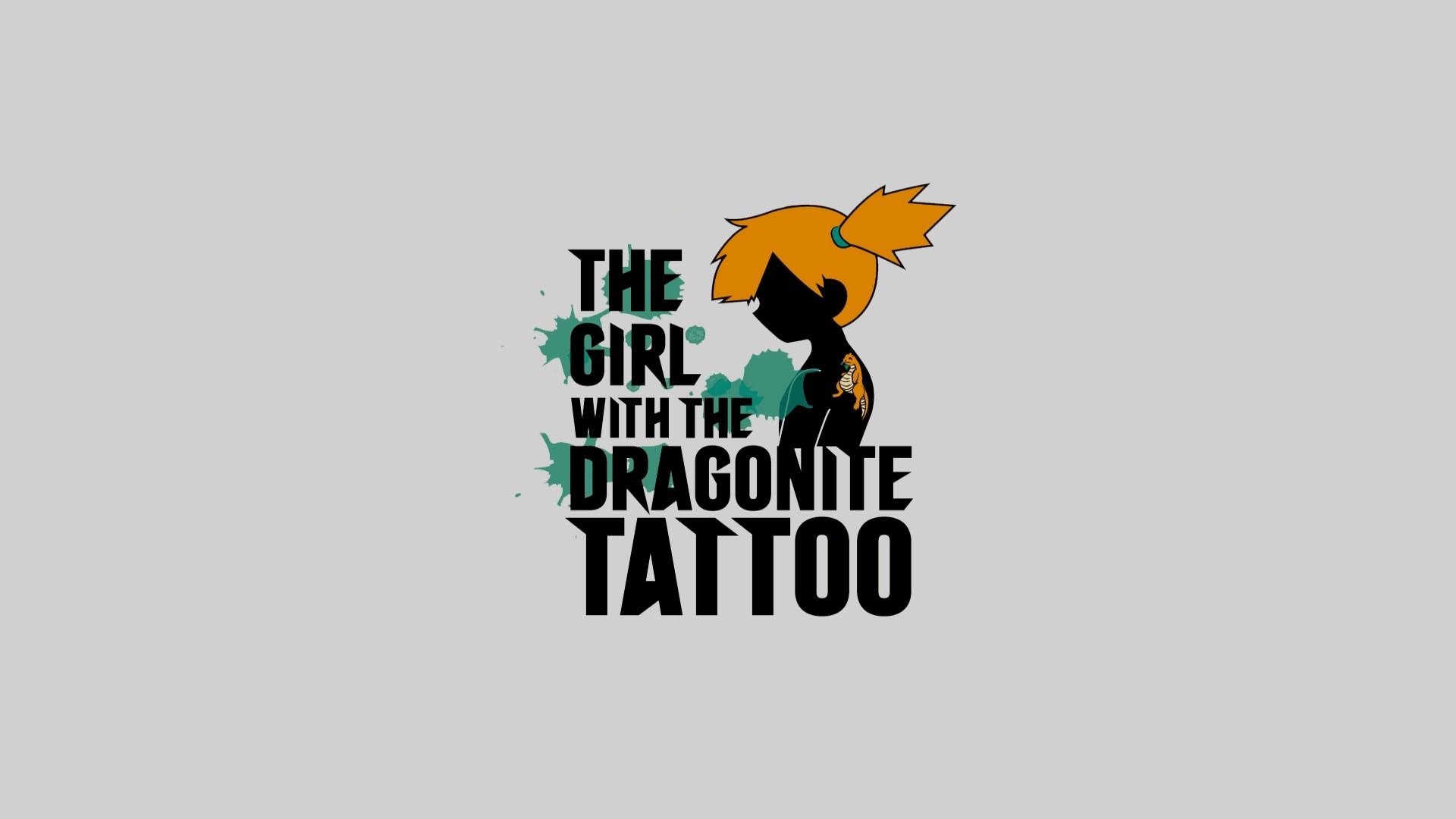 The Girl With The Dragonite Tattoo HD Wallpaper